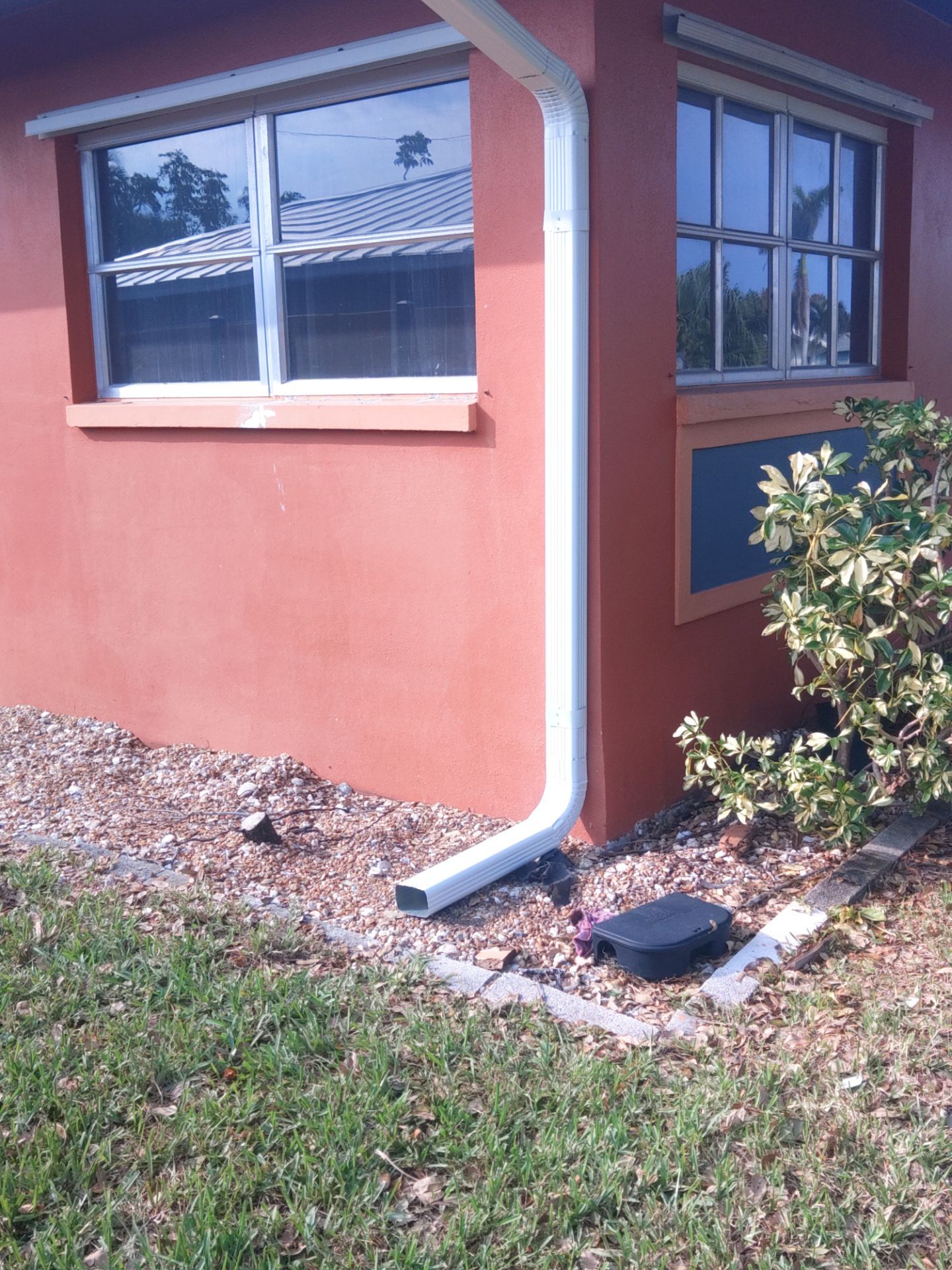 Splash Guards for Seamless Gutters in Cape Coral FL by Gutter Professors