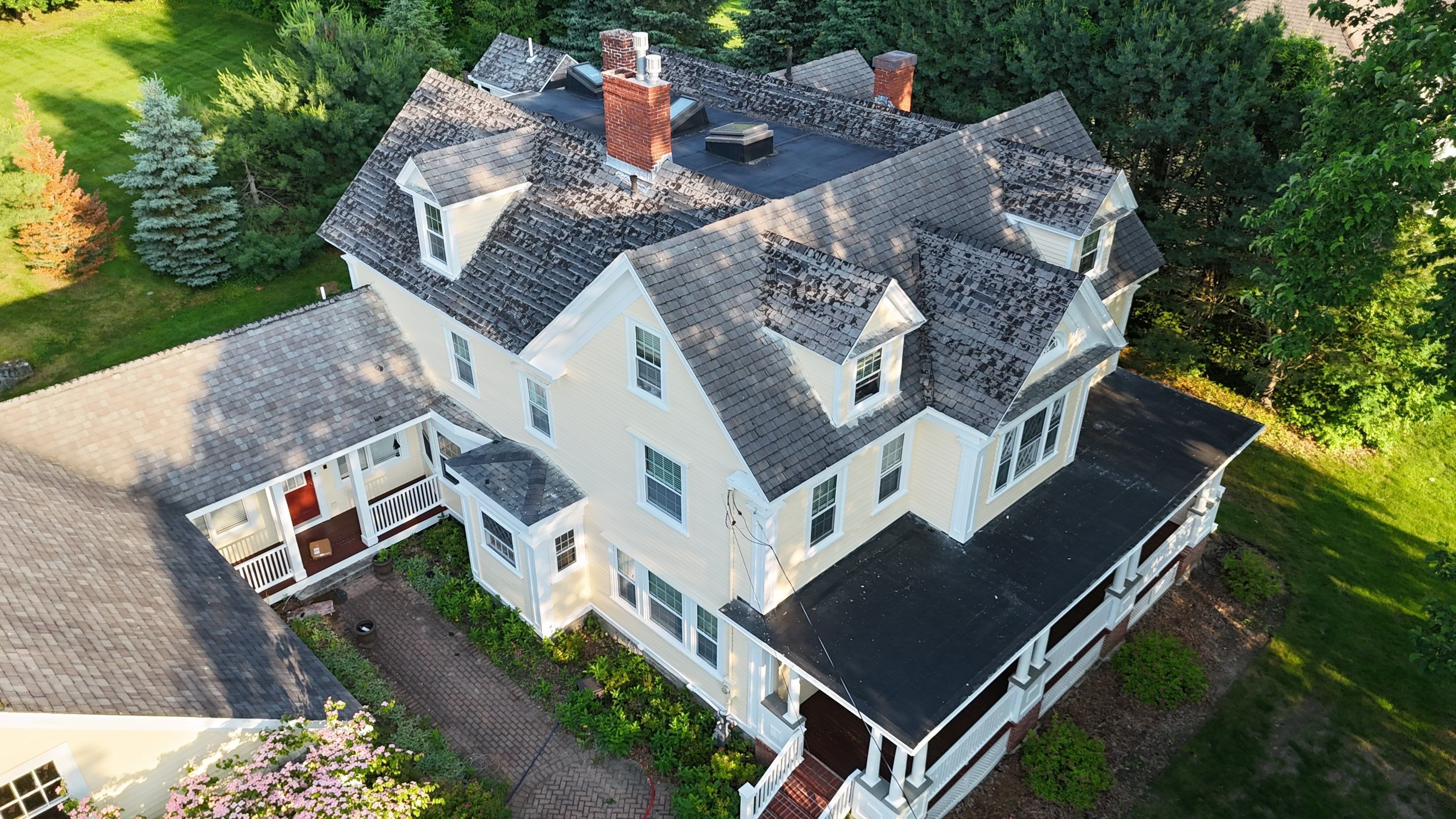 Full Roof Replacement & EPDM Restoration – North Andover, MA by Mighty Dog Roofing of Greater Middlesex County