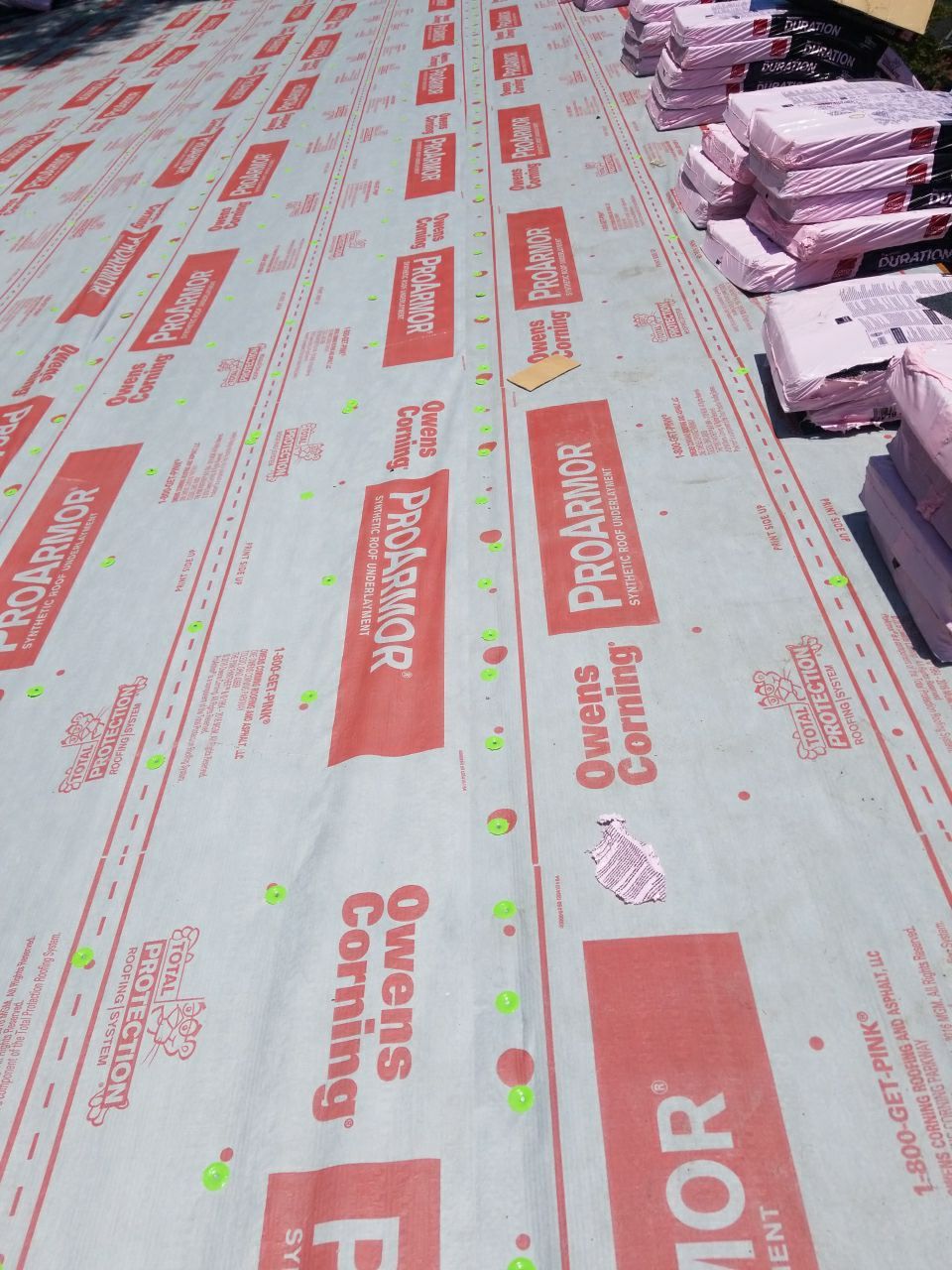 Residential Roofing Installation using Roof Replacement by American Roofing & Construction LLC