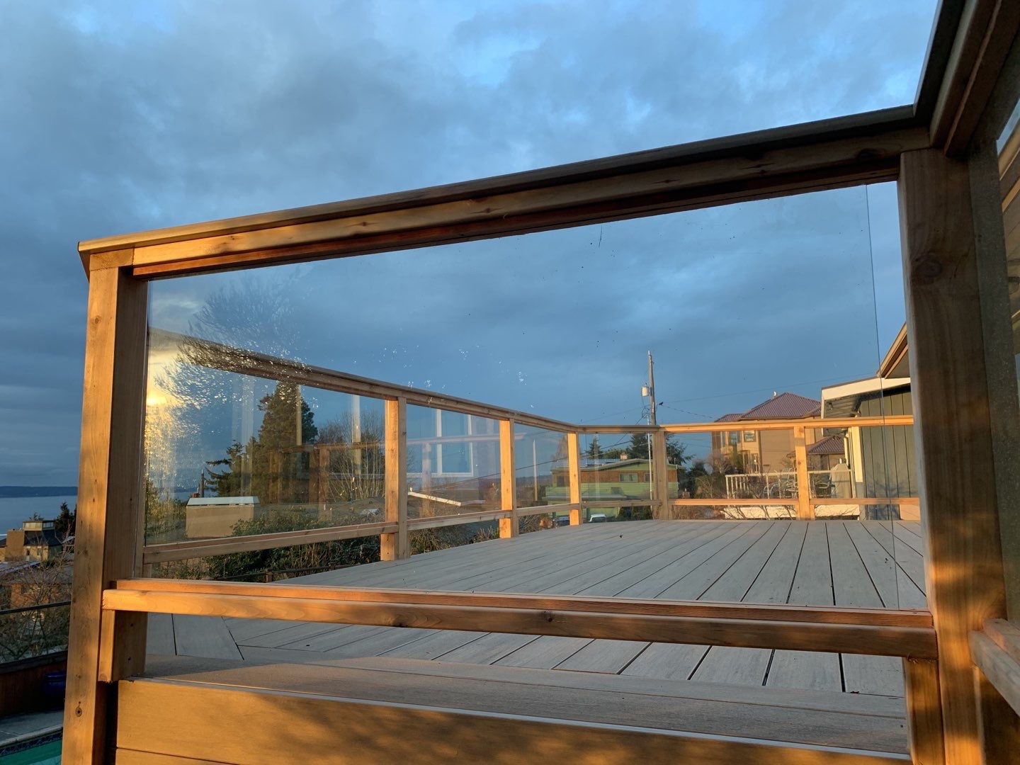 Alki Point - Glass & Azek by Alki deck builders 