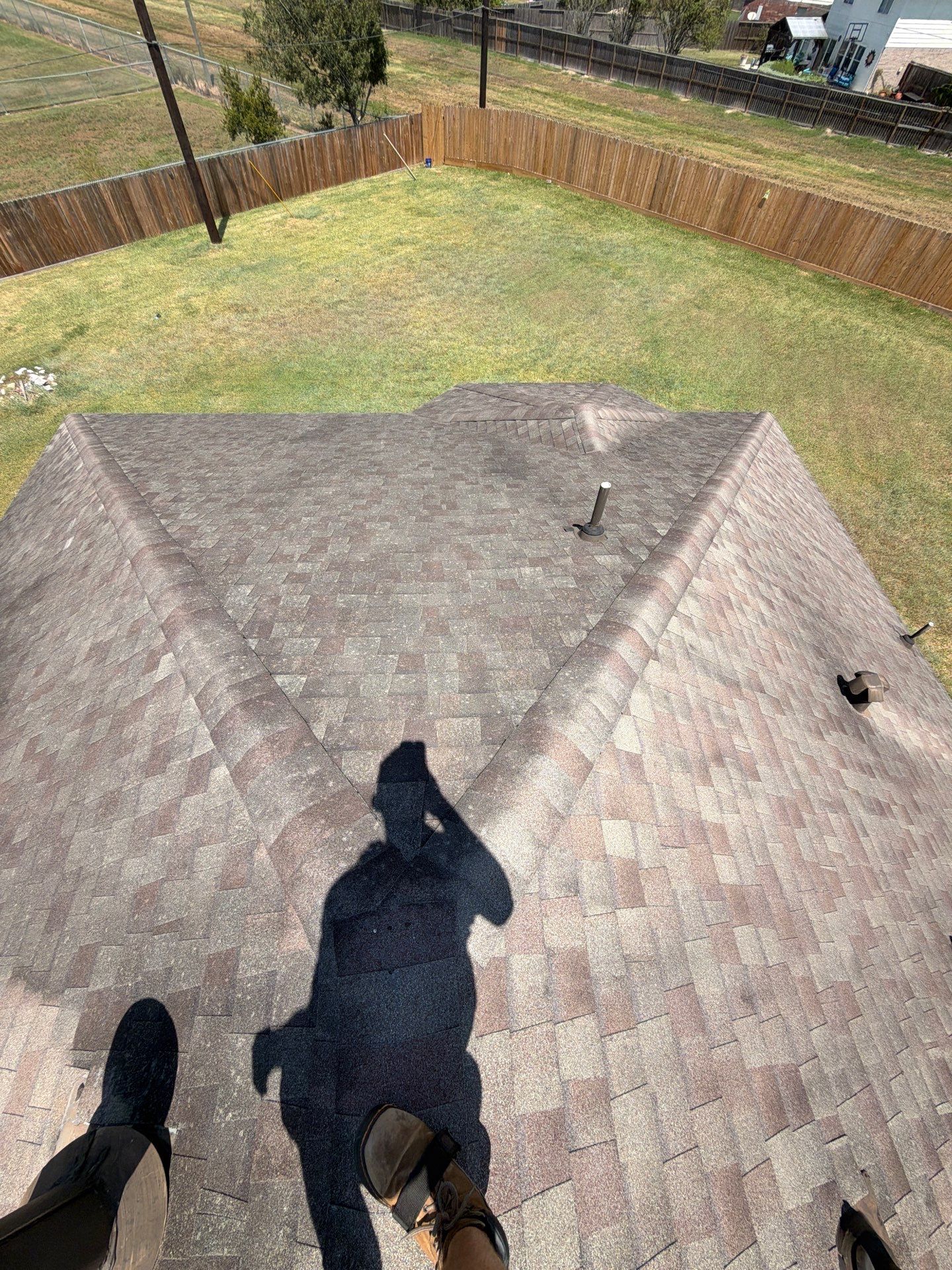 Asphalt Shingle Roof Inspection and Damage Assessment in Houston by Good Vibes Roofing