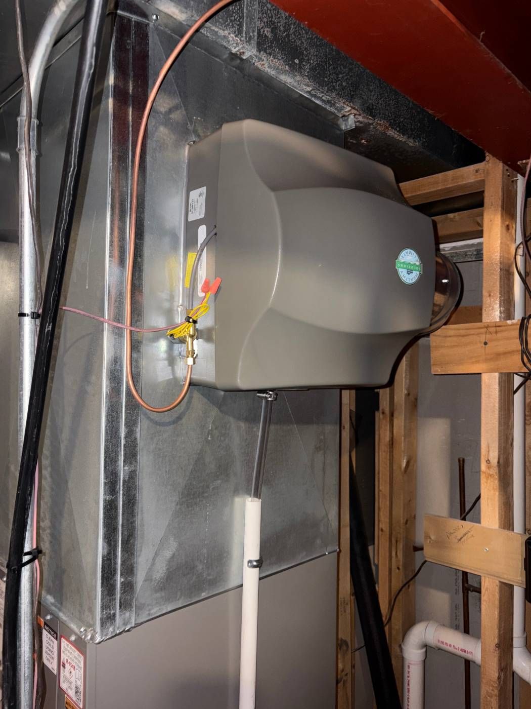 Dual Lennox Elite EL297V Furnaces & EL16KC1 Air Conditioner Installation with Zoning – Mundelein, IL | GSHA Services, LTD by GSHA Services LTD