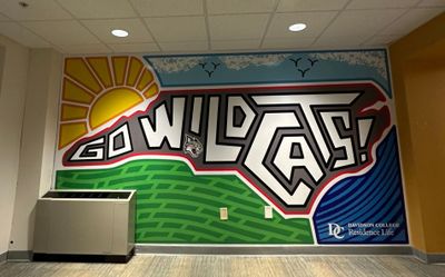 Davidson College - Interior Wall Graphic Installation