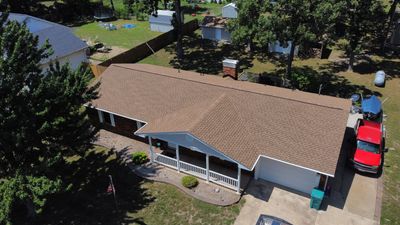 Residential Roofing Install - GAF Timberline HDZ Shingles - Color Shakewood 