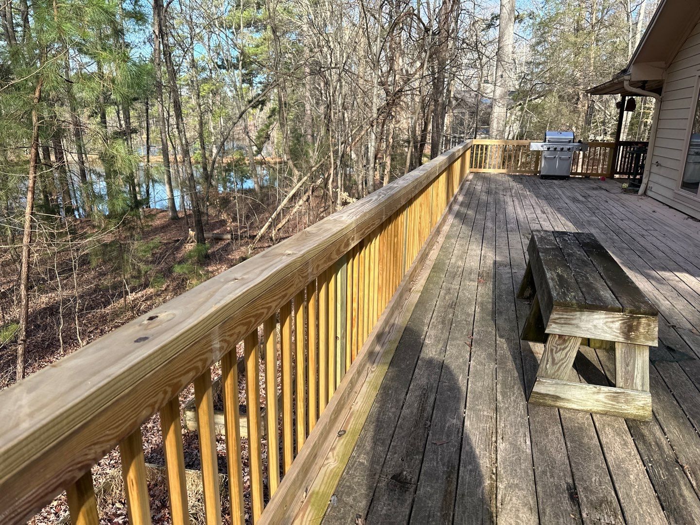 Weathered Deck using Wood Sealant by DuraSeal