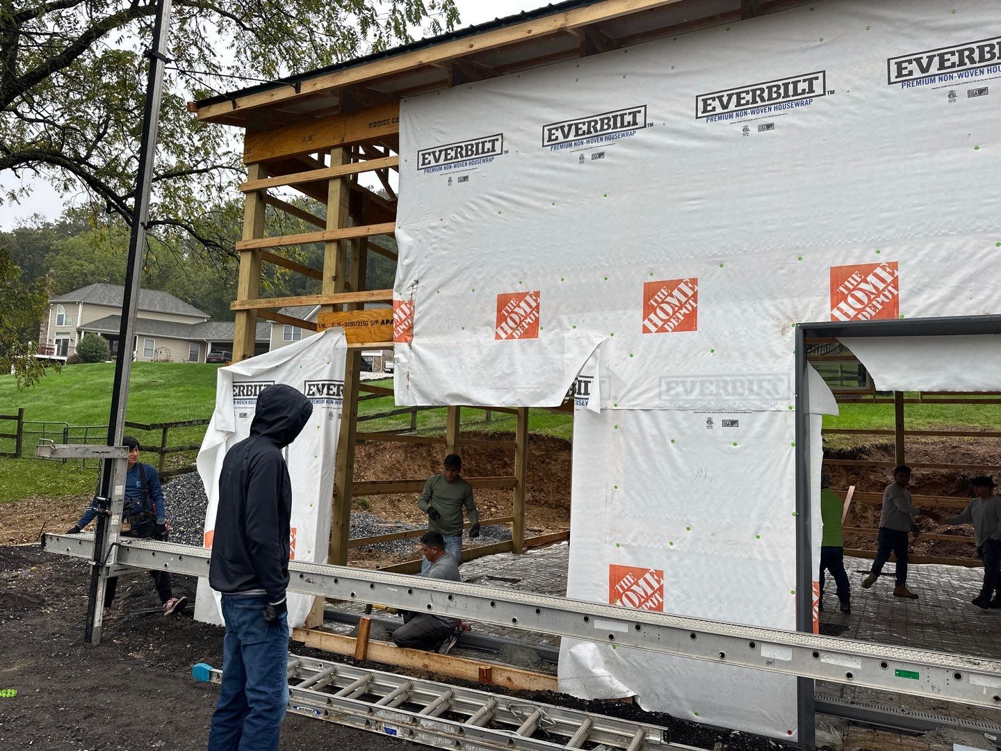 Large Garage Build by Bec Construction Llc
