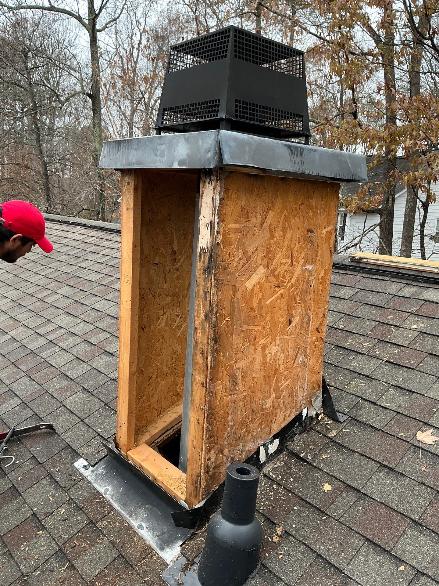 Full Chimney makeover by GonzalezPainters & Contractors Inc 
