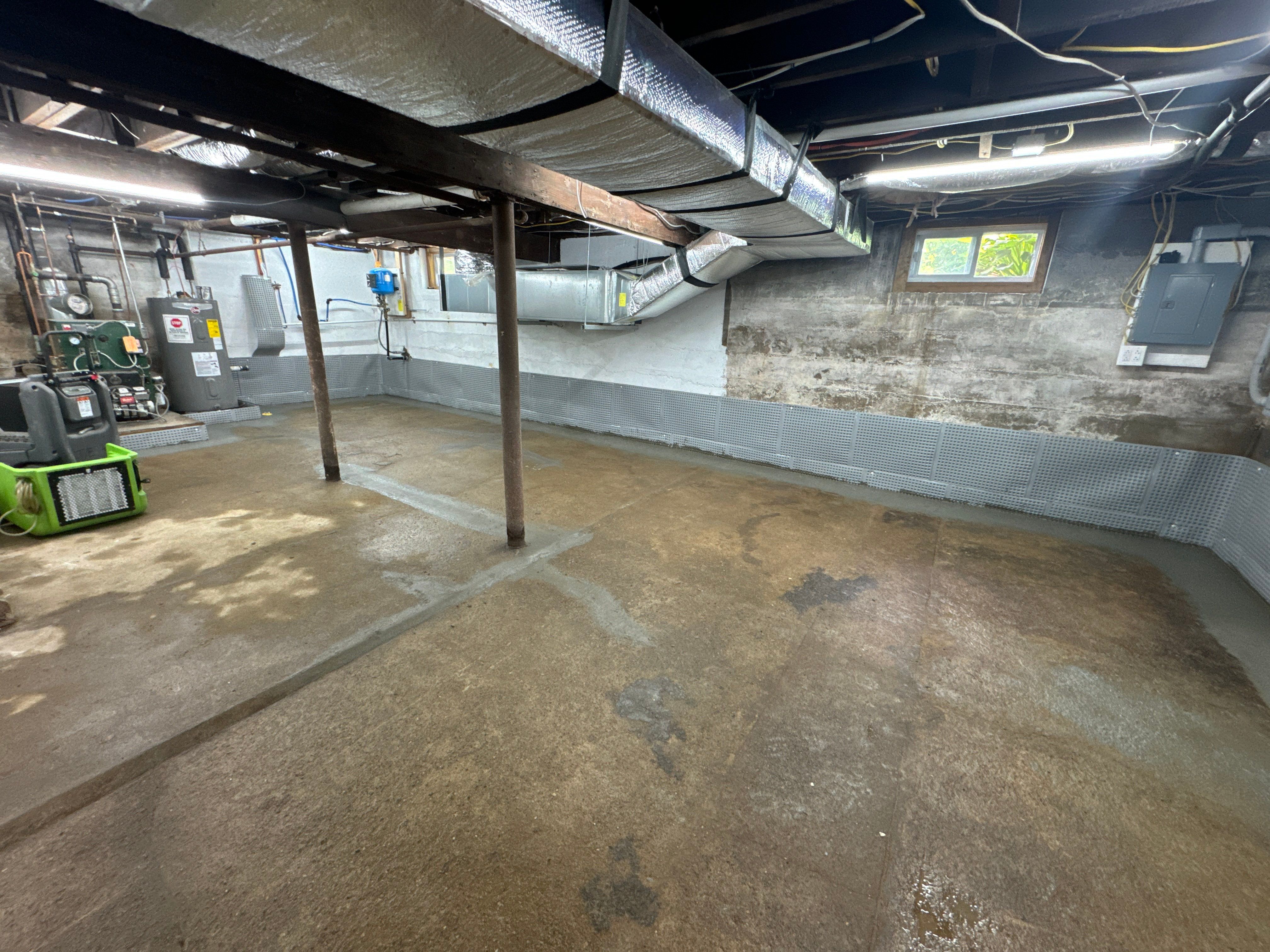 Interior French Drain Boonton NJ by Pure Service Pro, LLC 