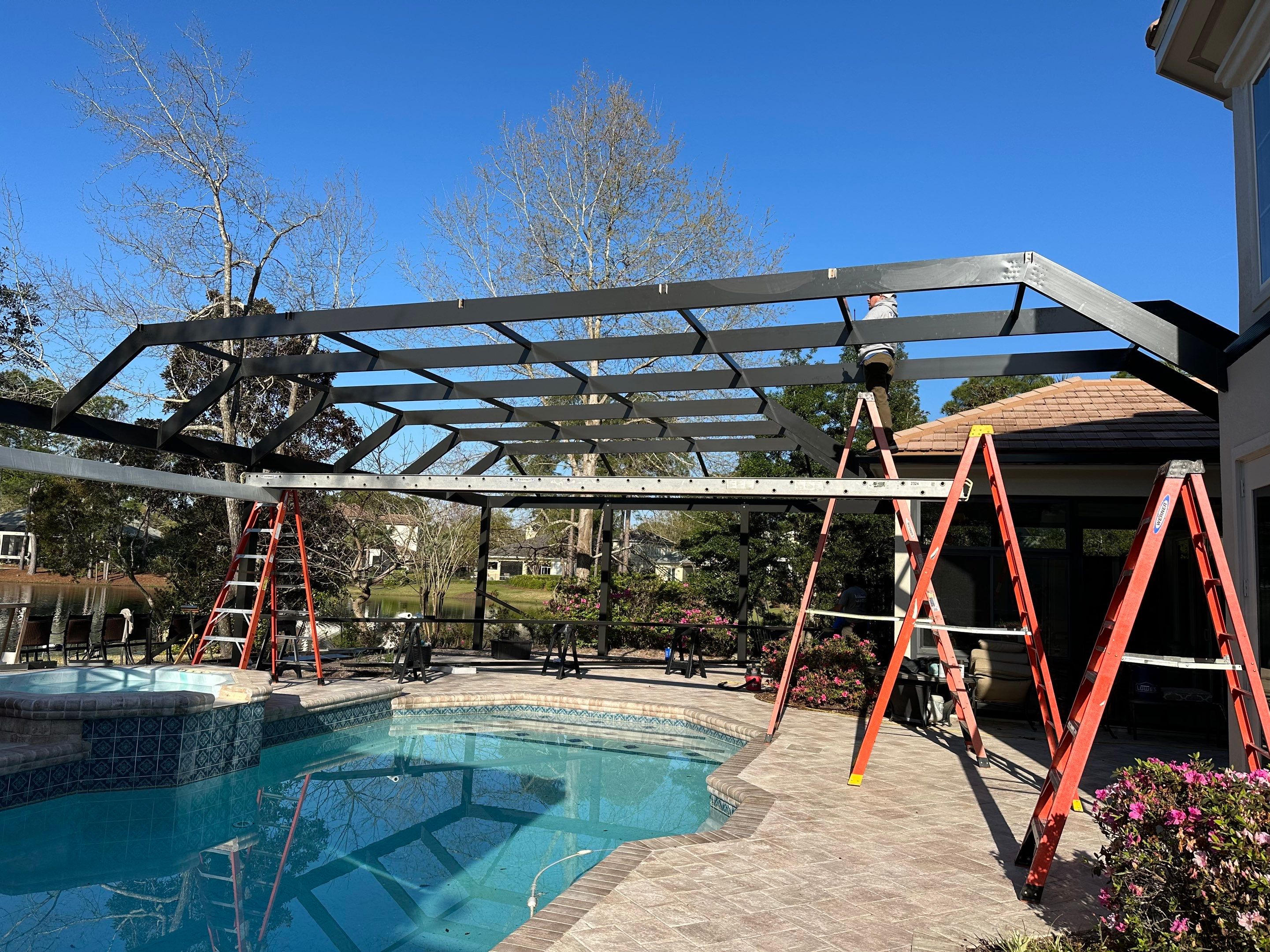 Pool Cover Oasis in Destin by Titan Sunrooms