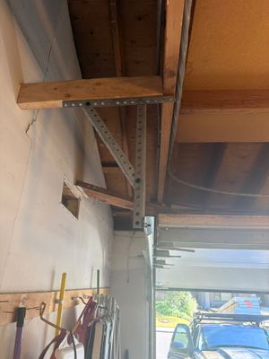 Single spring replacement and track reset and alignment in Danville, CA