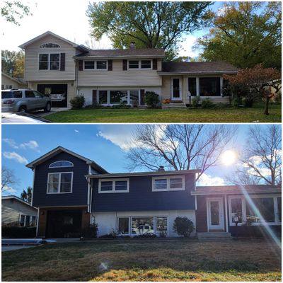 Siding Installation using James Hardie Siding with IPE accents