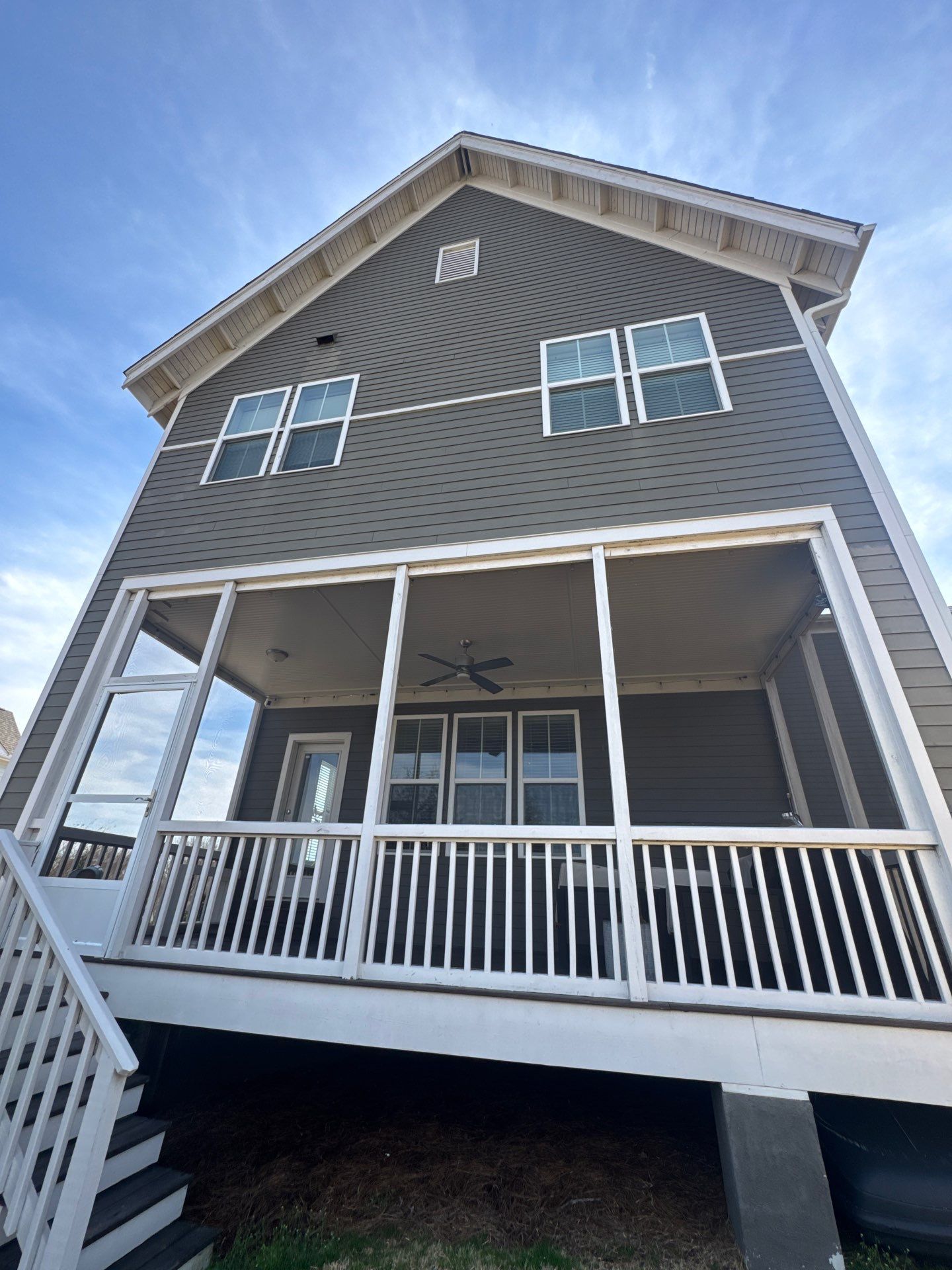 Full exterior painting by GonzalezPainters & Contractors Inc 