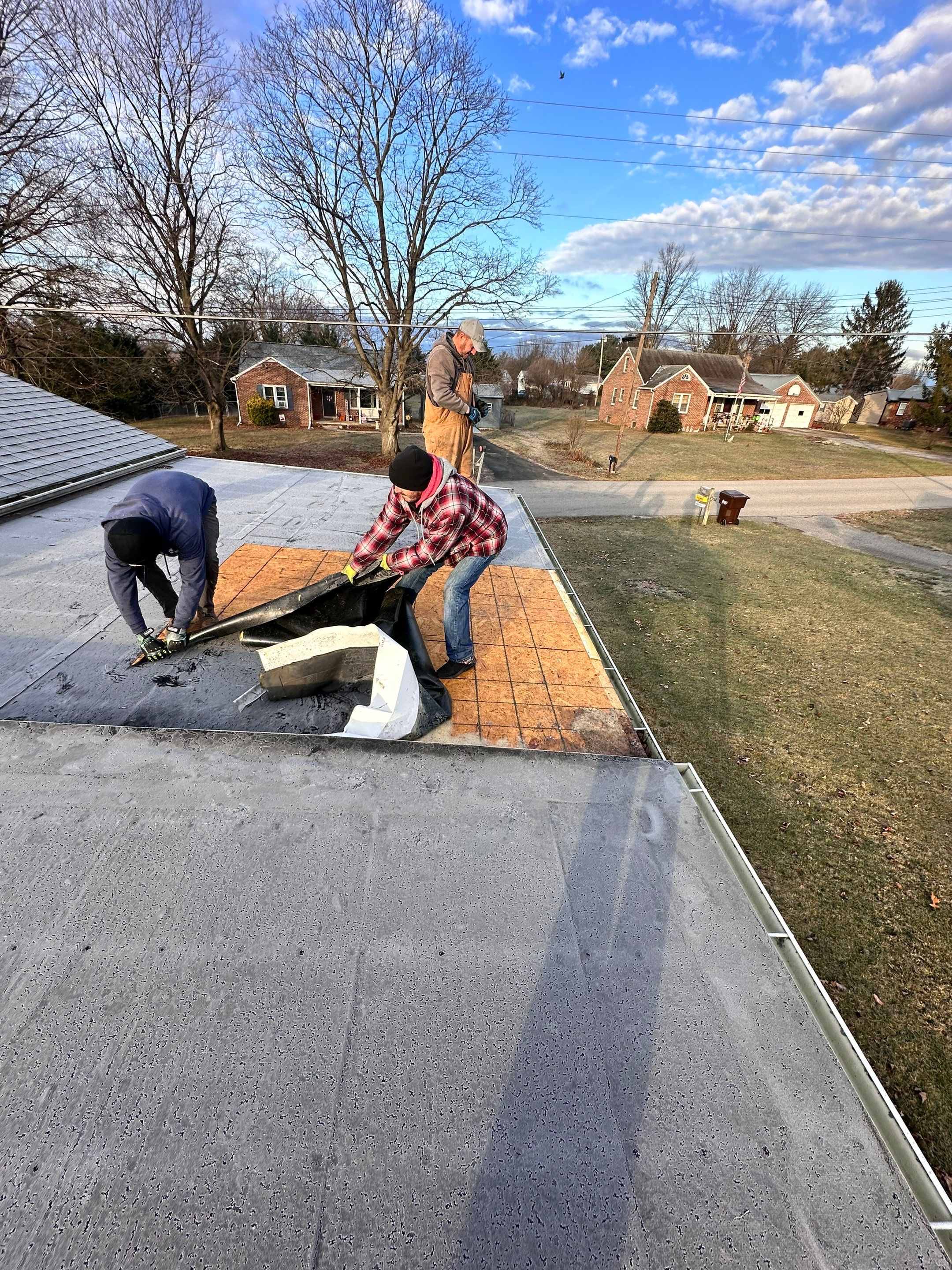 Epdm rubber roof  using Versico .060 by Teflon Roofing