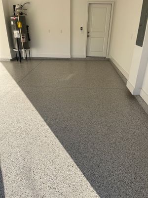 Garage Floor Coating using Cabin Fever