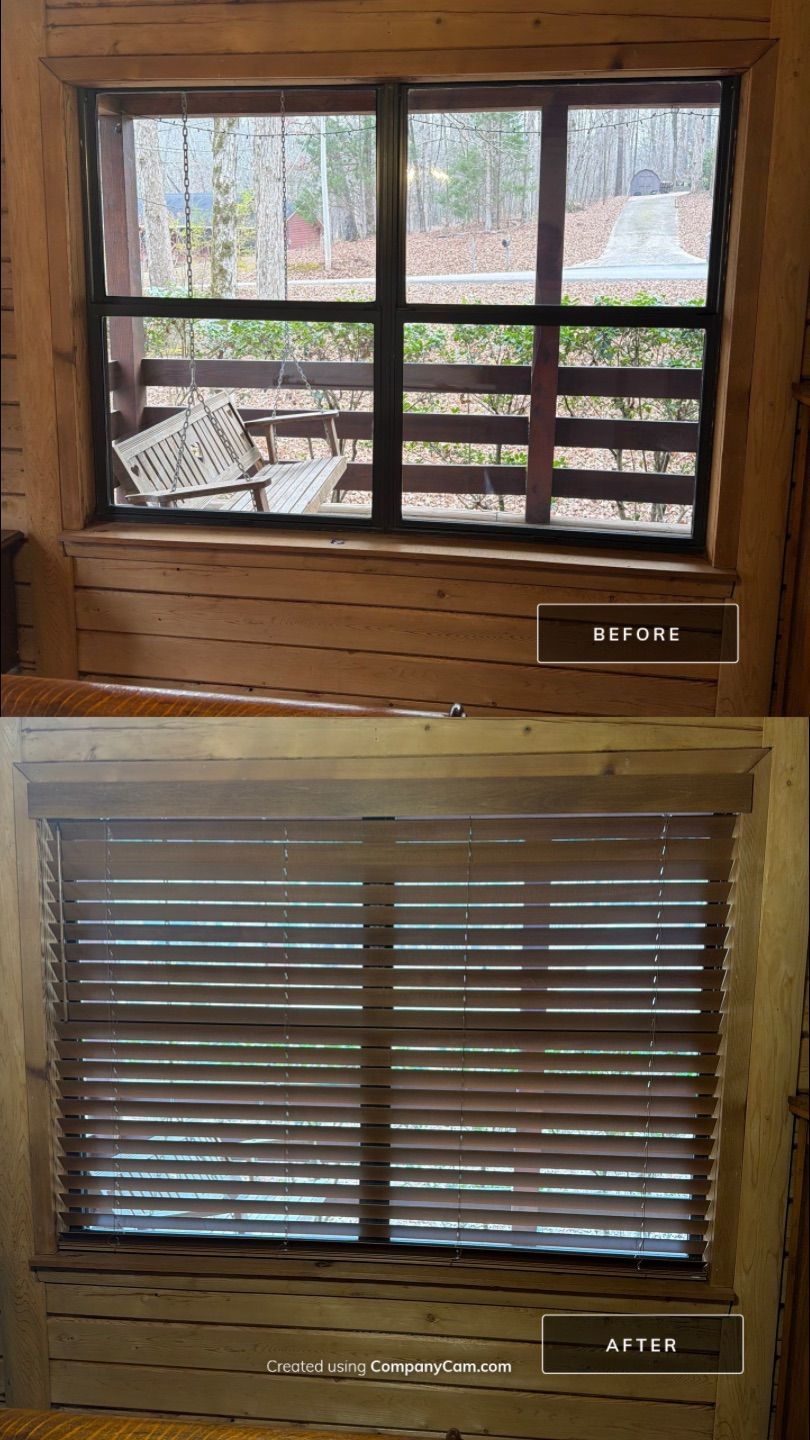 Project in Alexandria by Grizzly Window Treatments