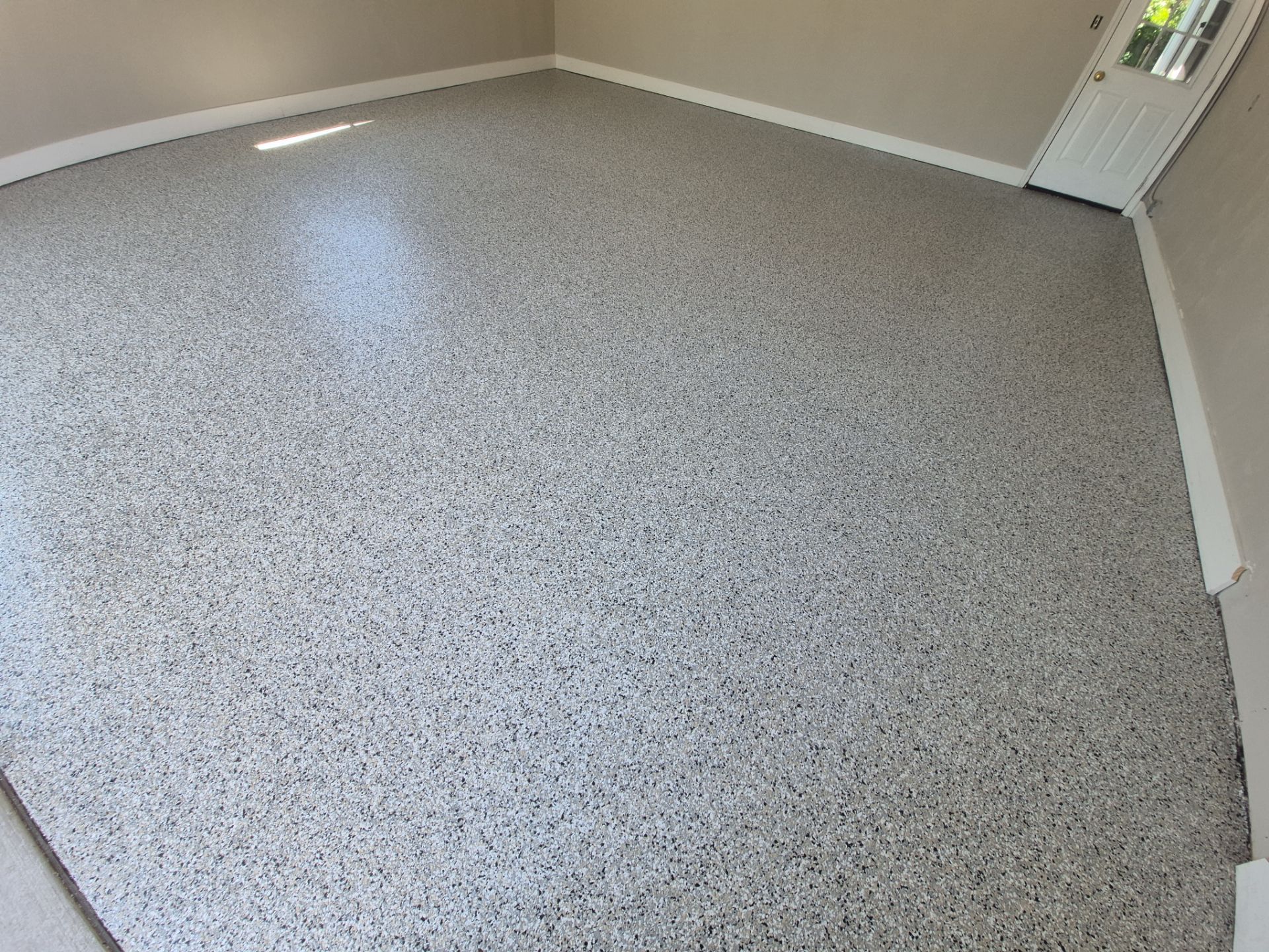 Garage in Mt. Pleasant by Wise Coatings of Central Michigan