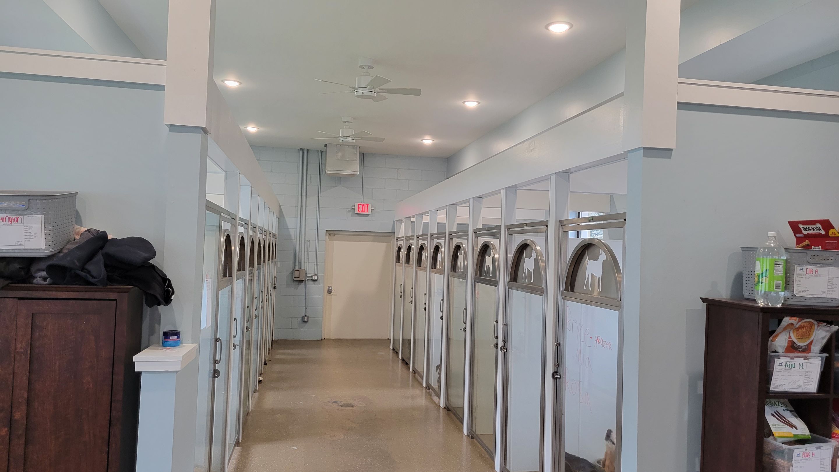Kennel Floor Coating and Wall Painting using Penntek by Spectrum Painting, LLC