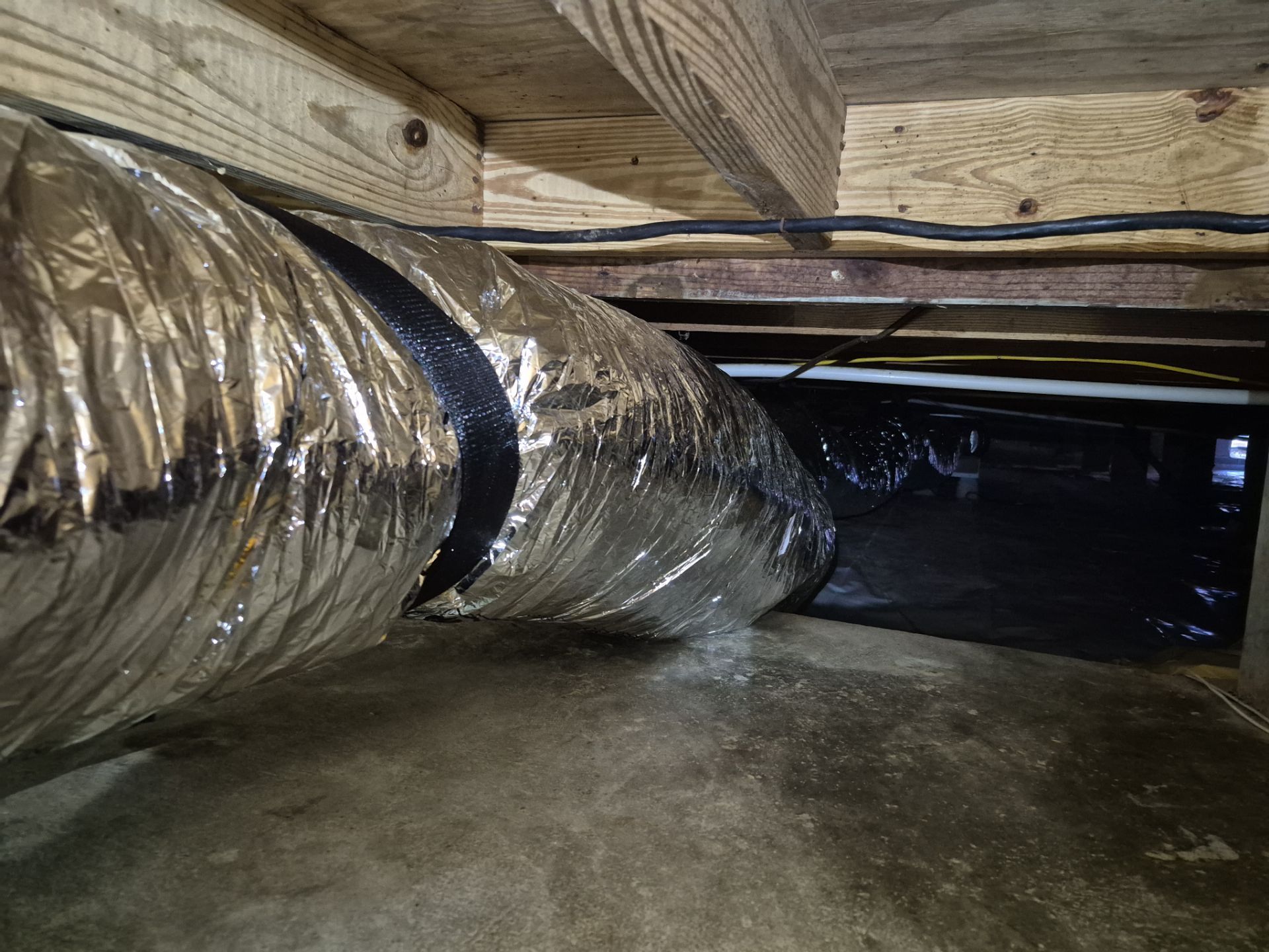 Project in Norfolk by Patriot Crawl Space Repairs