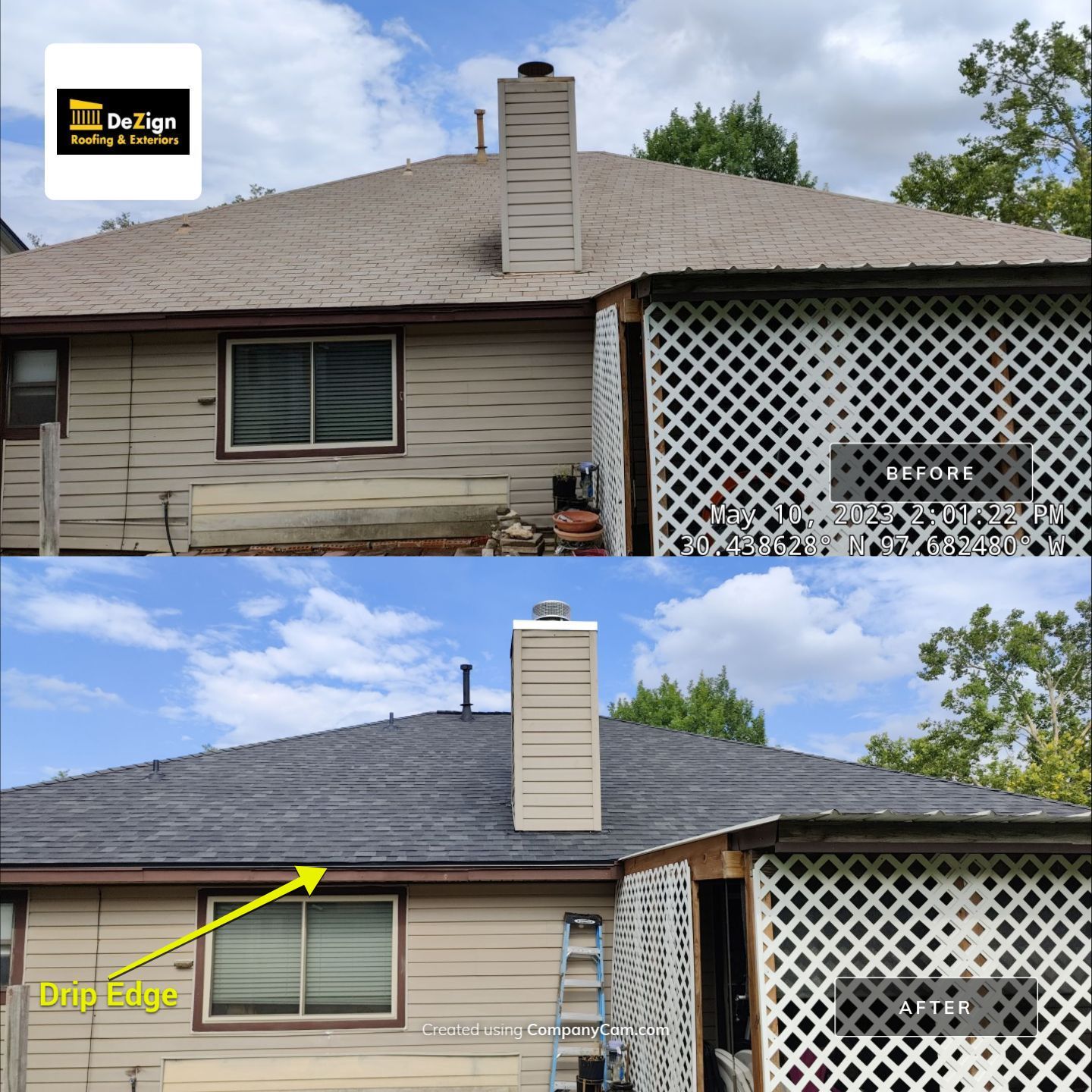 Residential Roofing Installation using Owens Corning Oakridge Onyx Black by DeZign Roofing & Exteriors
