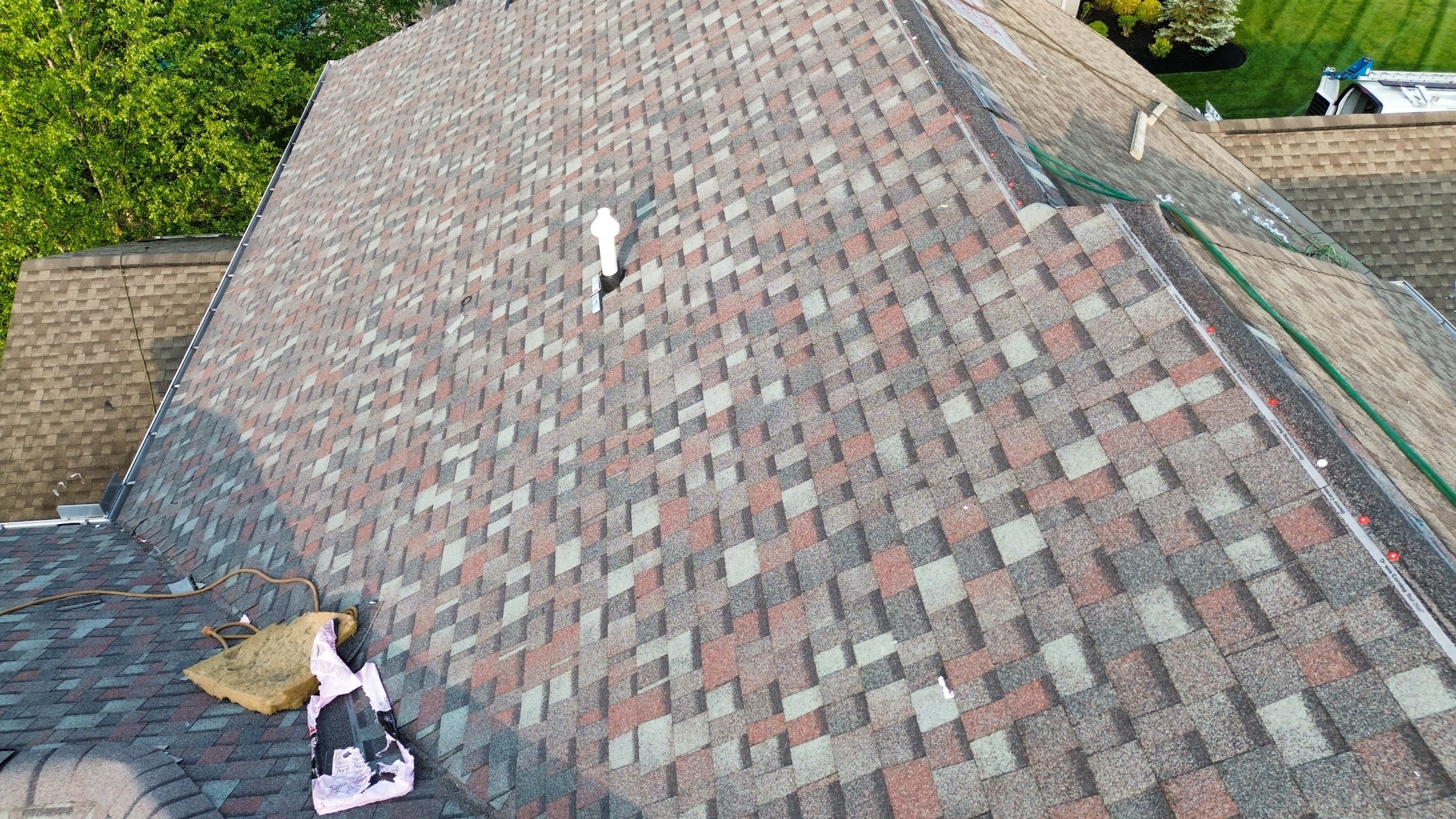 Residential Roofing Installation using Duration Series Shingles - Colonial Slate by RoofX 