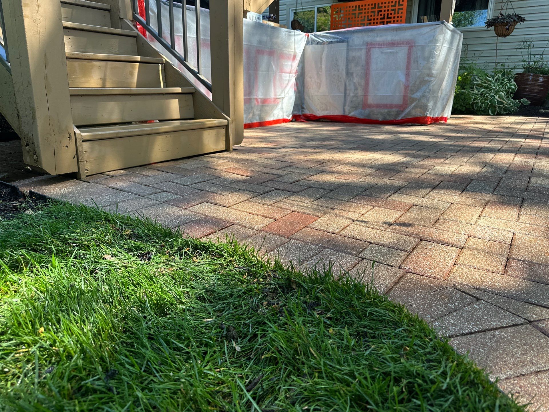 Brick Paver Repair, Cleaning, and Sand Stabilization by Northern Power Washing LLC.