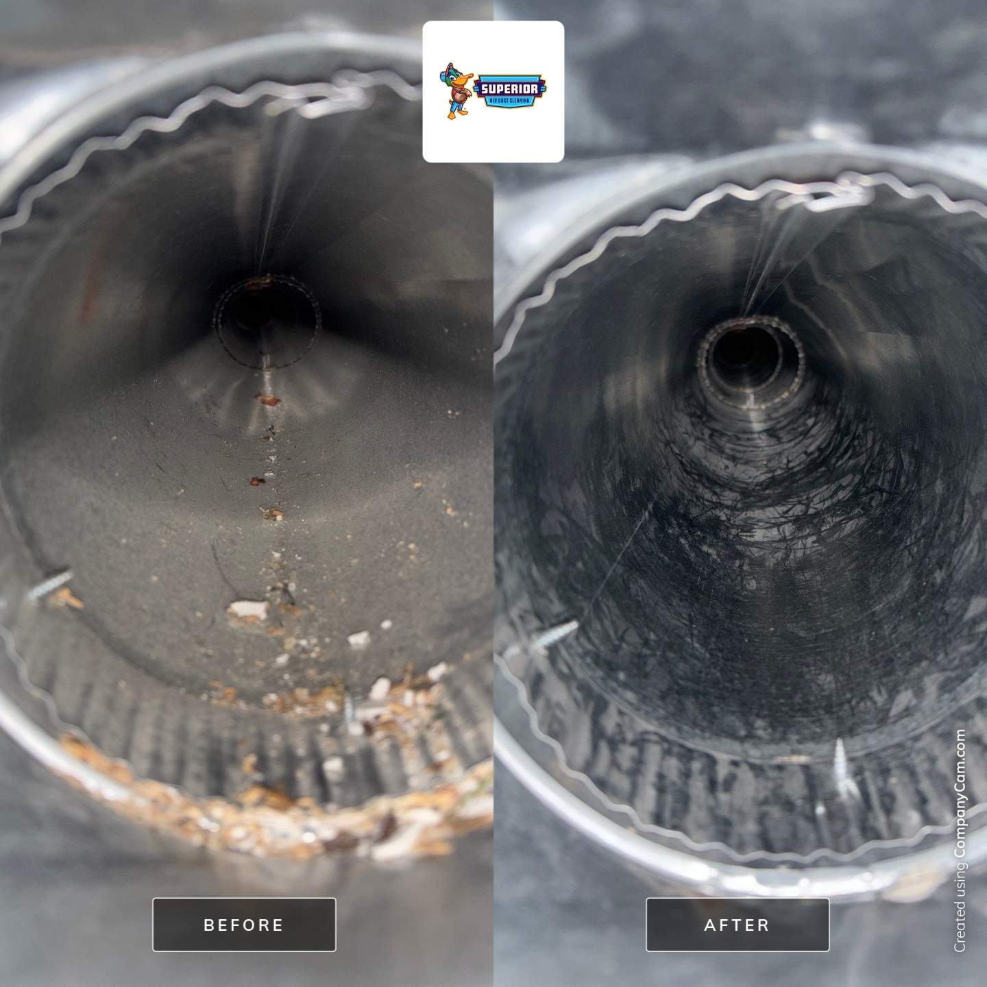 Air Duct Cleaning With a Vacuum Truck in Canfield, OH by Superior Air Duct Cleaning