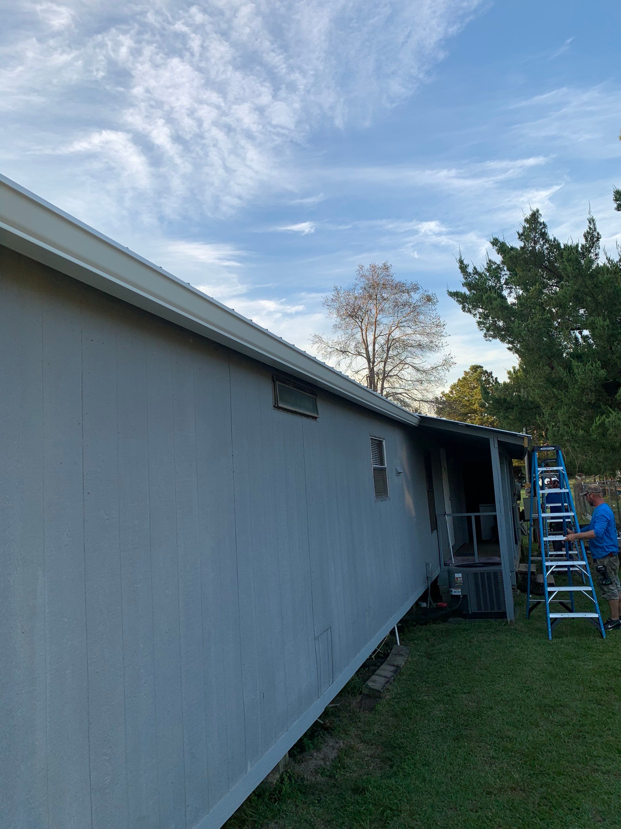 Gutter Installation using K-Style Seamless Gutters by Gutter Professors