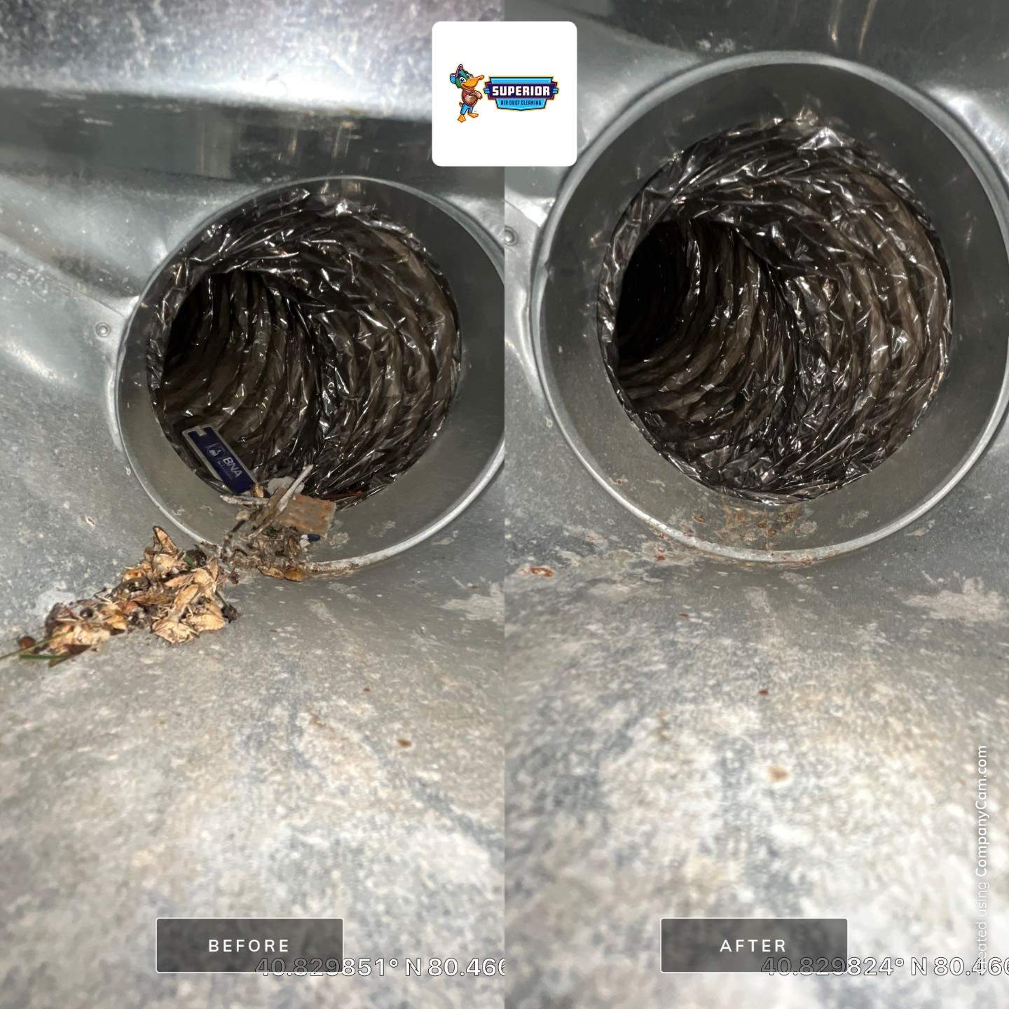 Air Duct Cleaning With a Vacuum Truck in Enon Valley, PA by Superior Air Duct Cleaning