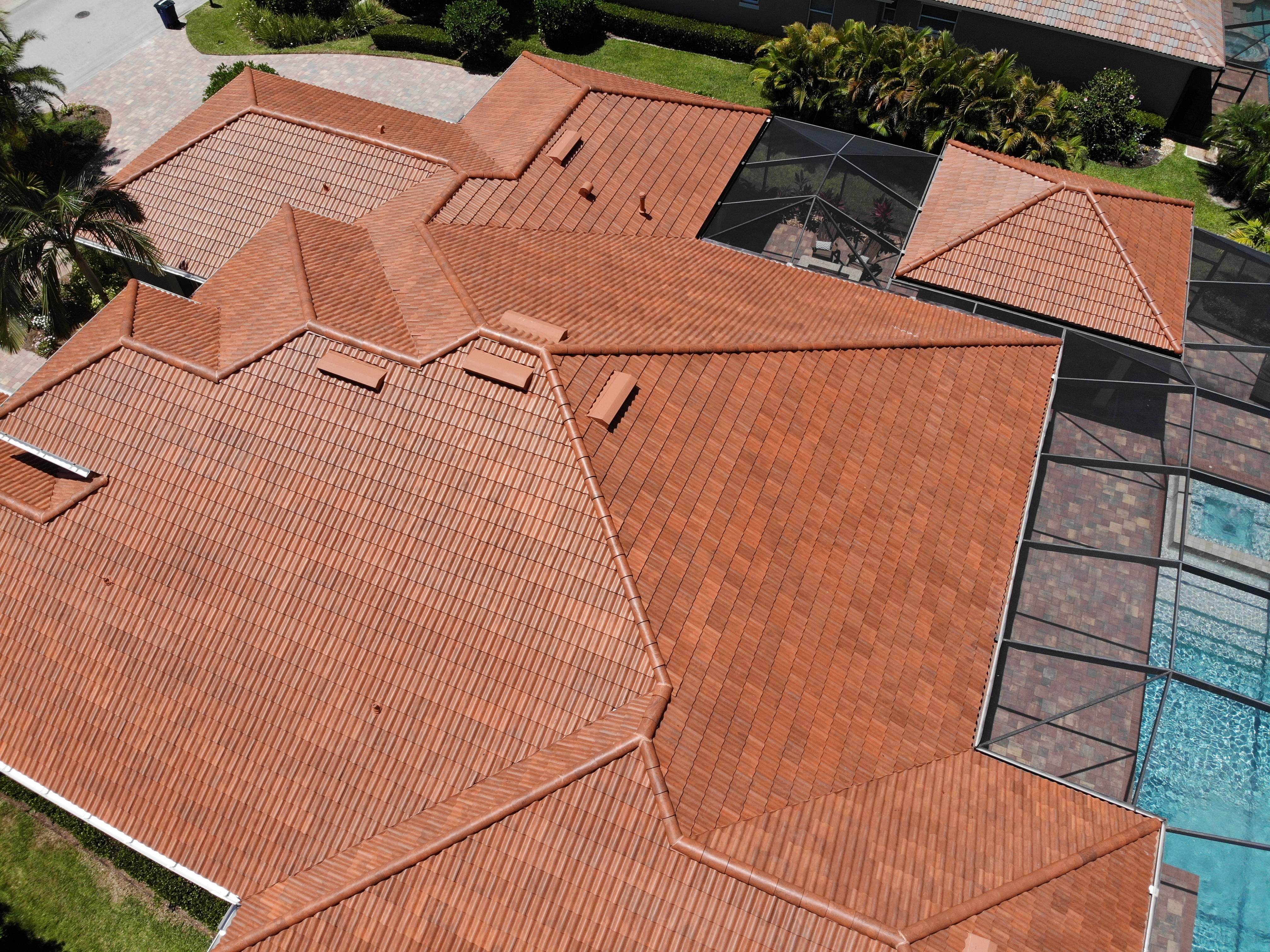 Residential Roofing Installation using Composite Spanish Tile by International Roofing