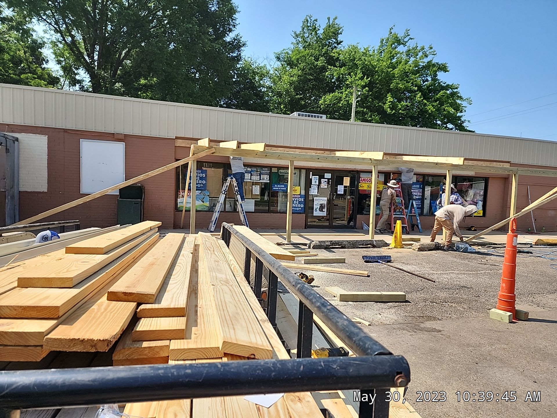 Store Building in Hope by Hostetler Roofing