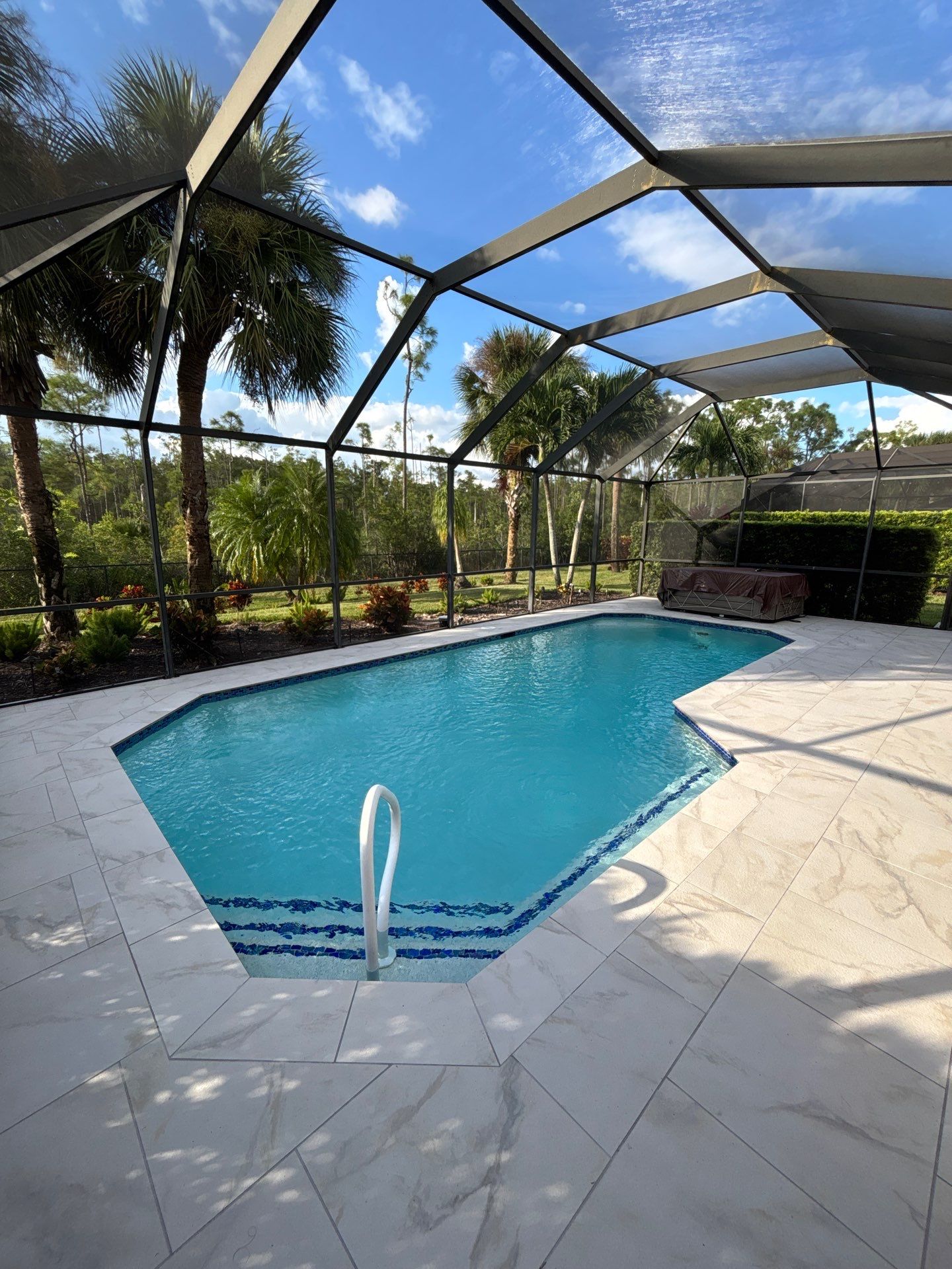Porcelain Pool Deck - Colonial Country Club by Old Town Pavers Llc