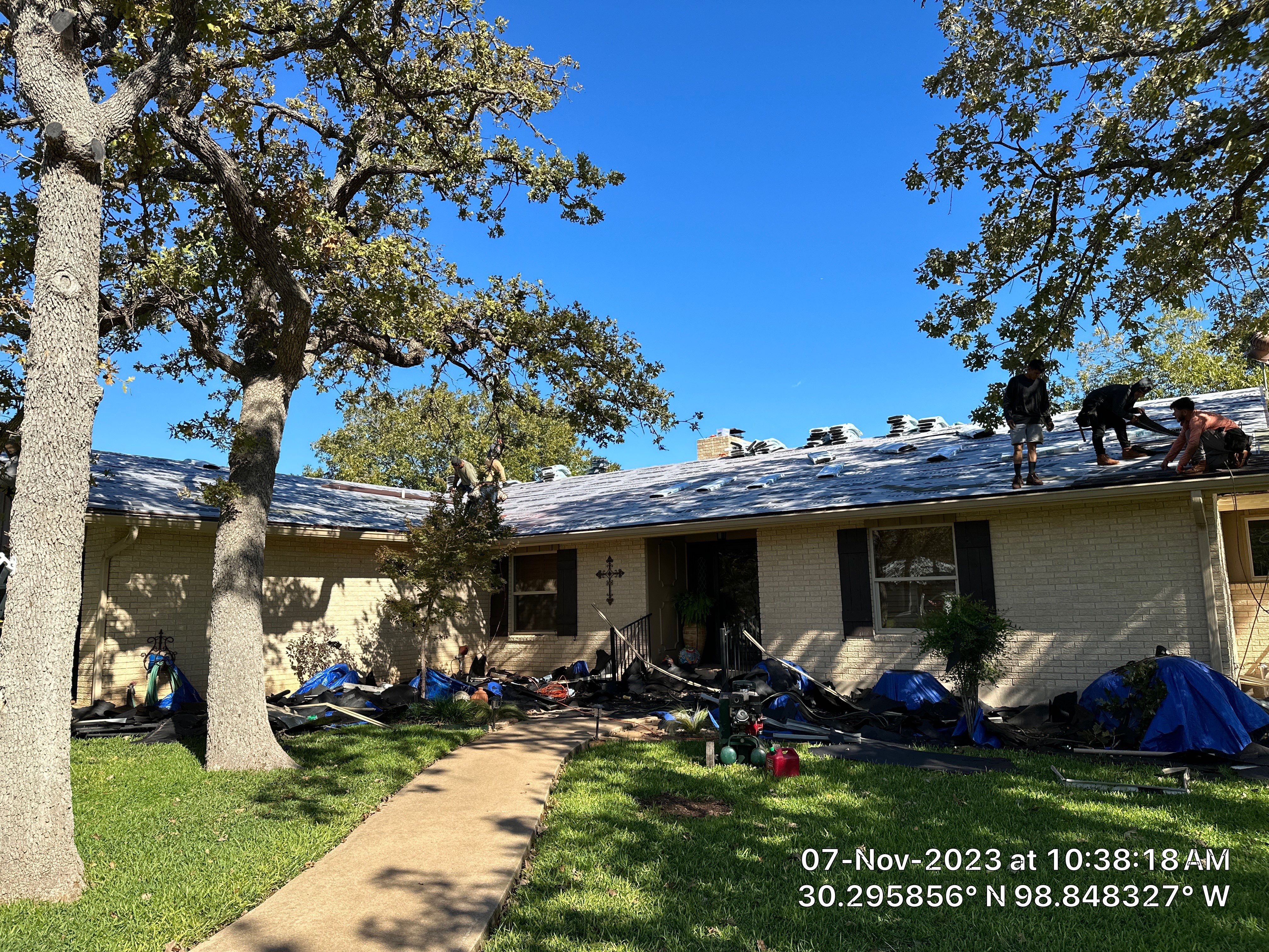 Fredericksburg Hail Damage Restoration and Full Roof Replacement by Caliber Restoration LLC