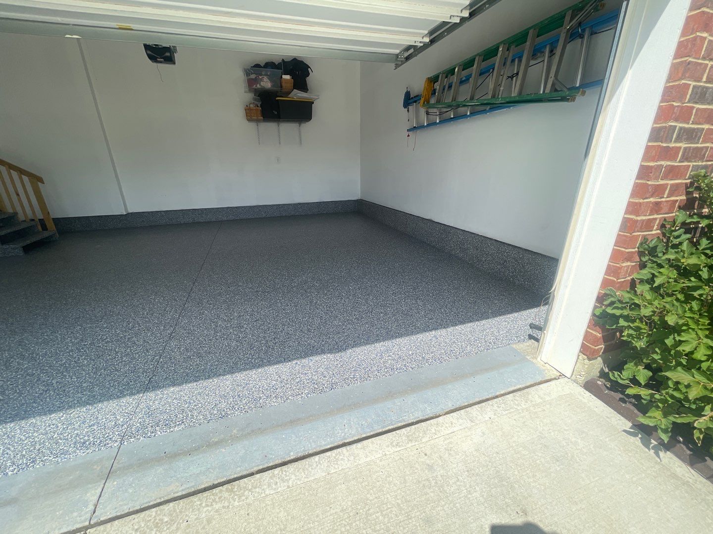 Garage Floor using Galaxy Blue by Your1DayFloor.com