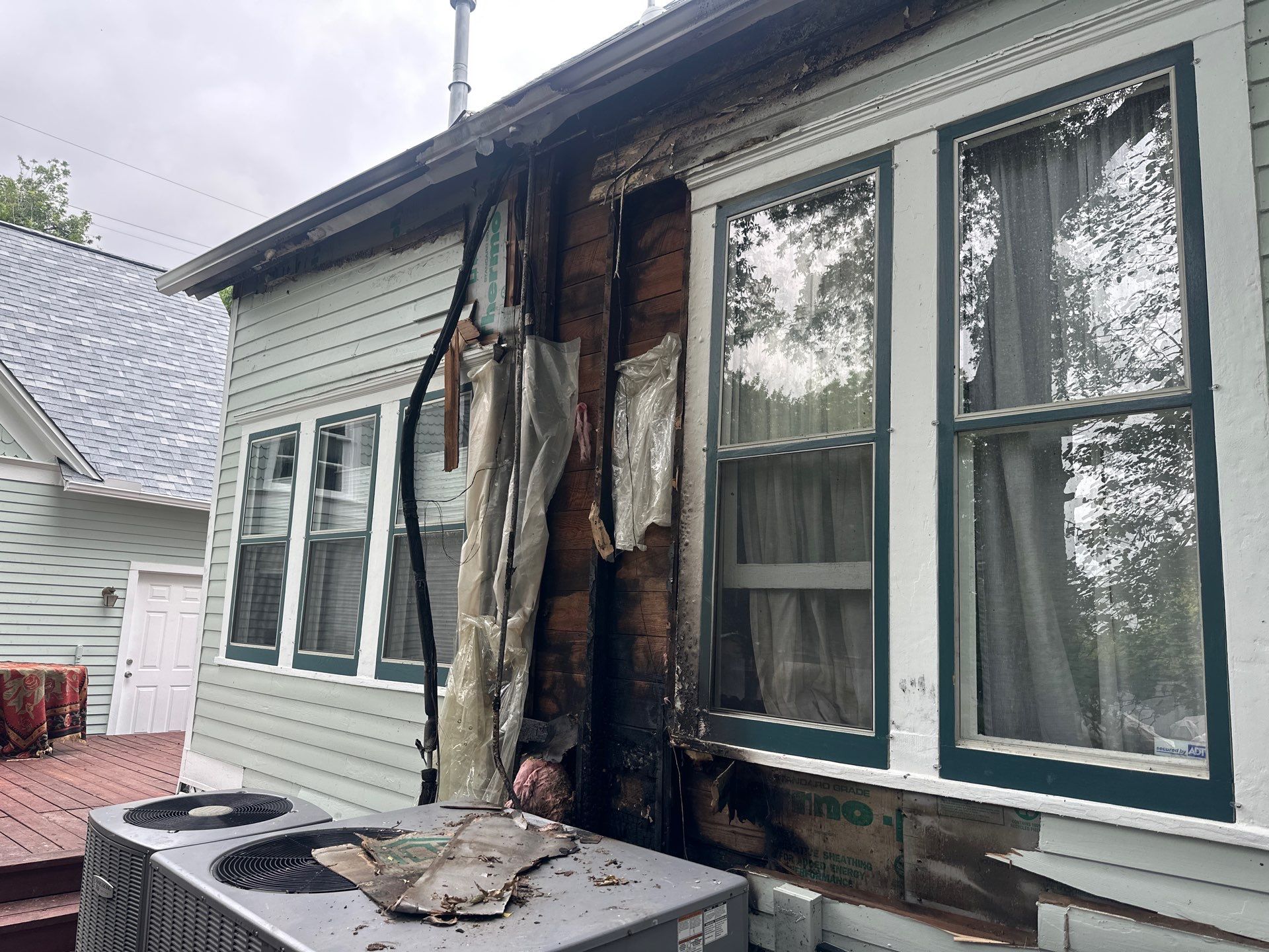 Residential Fire Damage Restoration and Interior Renovation in Fort Worth by Simmons Floors