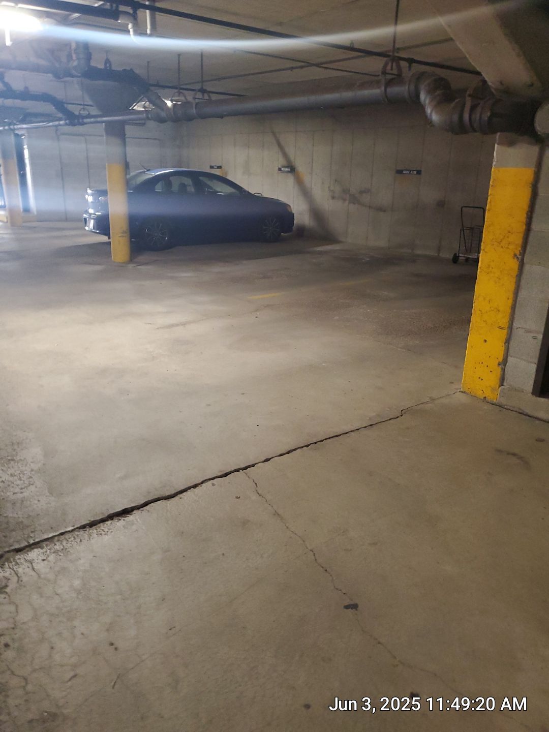 Parking garage cleaning by Northern Power Washing LLC.
