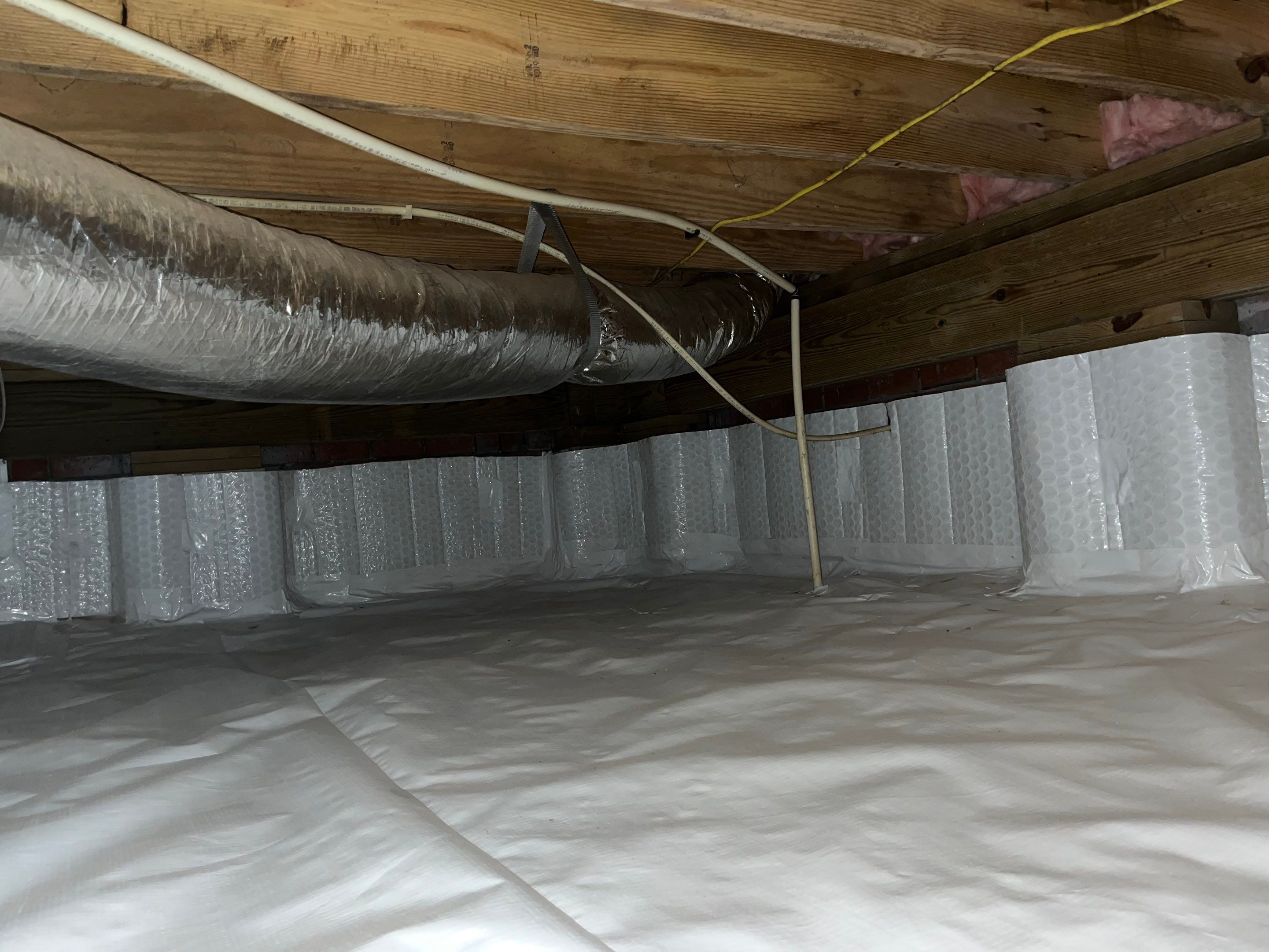 Impact Choice Encapsulation with French Drain and Crawlspace Doors by Impact Crawlspace