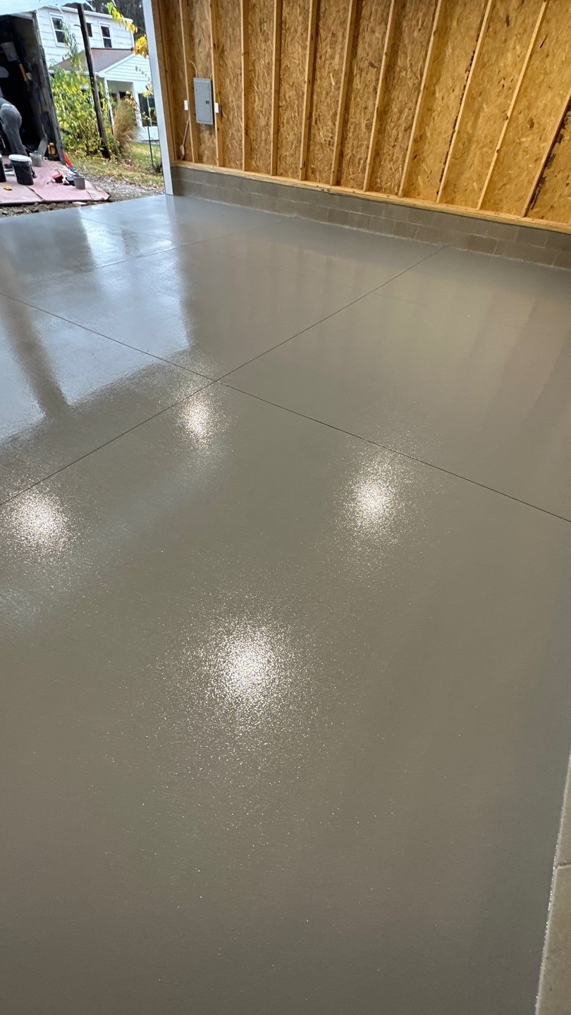 Basement + Garage Project in Pittsburgh by Floors in a Day, Inc