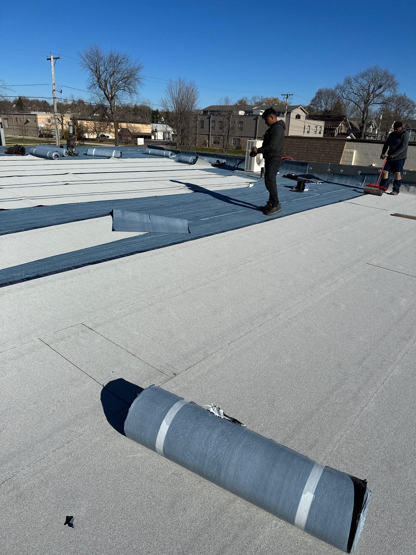 Commercial Roofing using Certainteed Flintastic Self Adhered by Stendahl Services