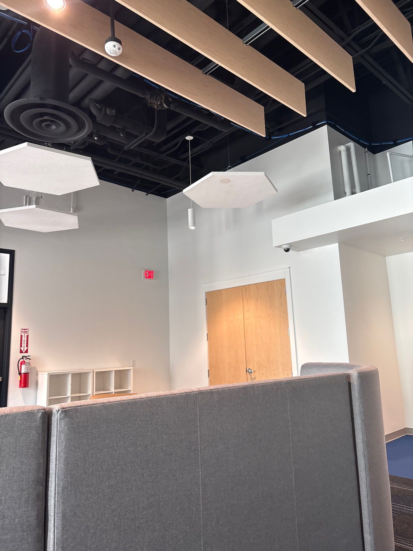 Modern Office Interior Build-Out with Custom Acoustic Treatments in Lincoln by CompanyCam Sales Demo