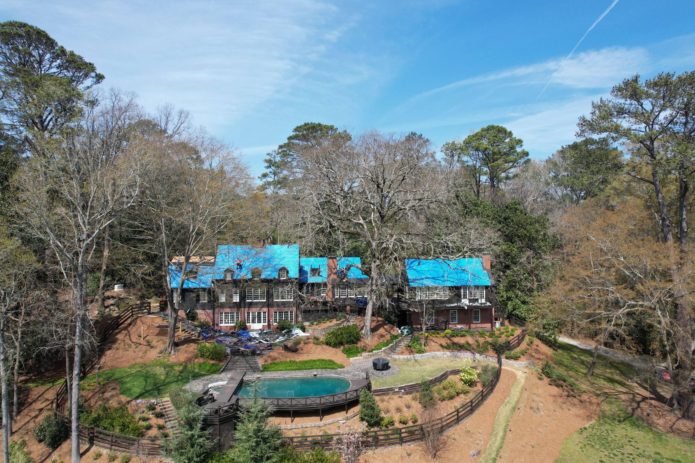 Residential Roofing Installation using Da Vinci Slate  by Inspector Roofing and Restoration