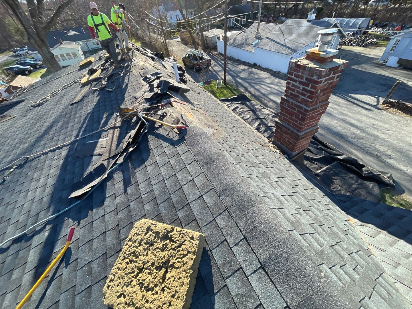 Residential Roofing Installation using GAF Timberline HDZ by Sensible Home Solutions
