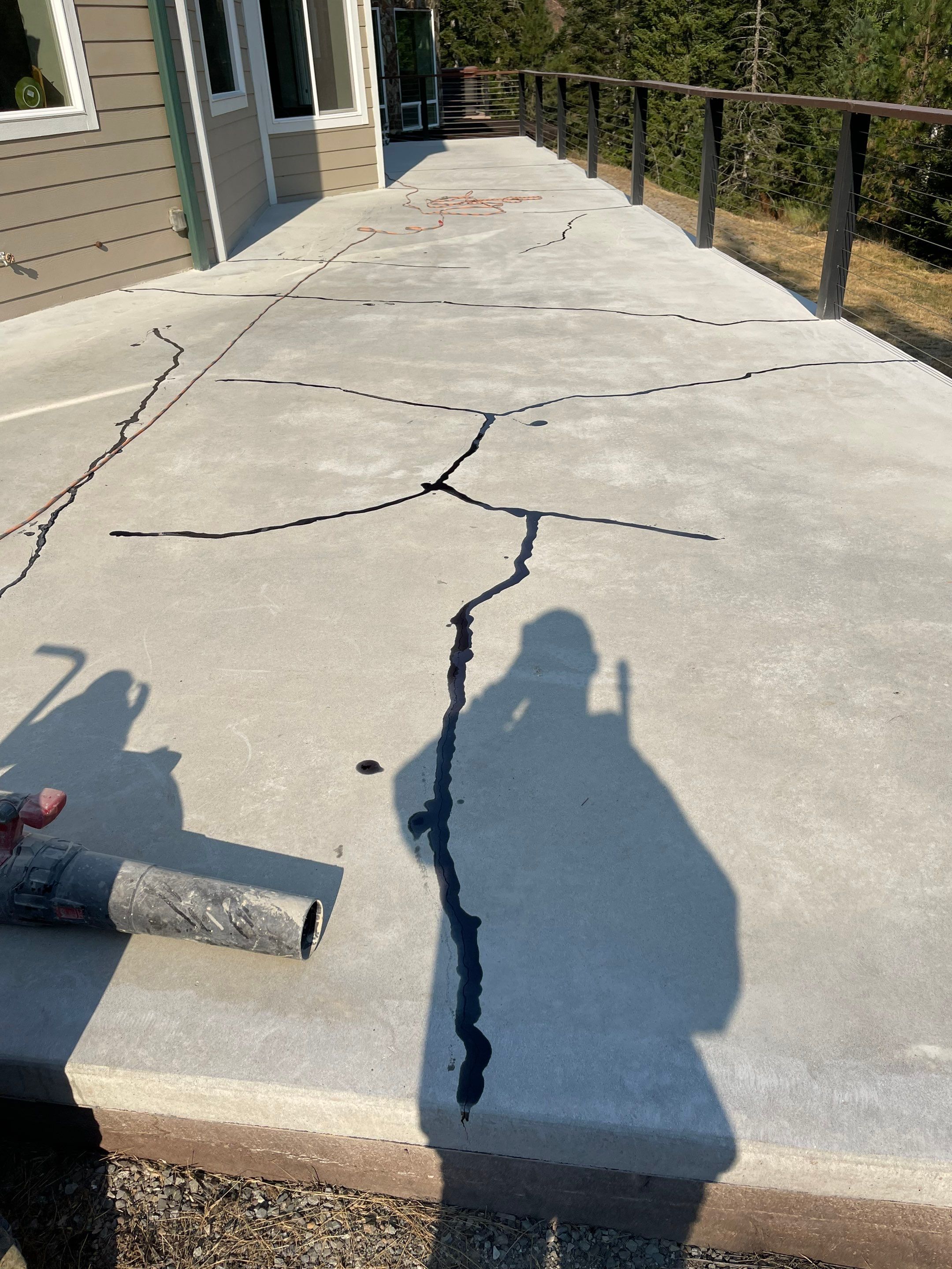 Patio Transformation using Greystone 1/8" by Croc Coatings, LLC