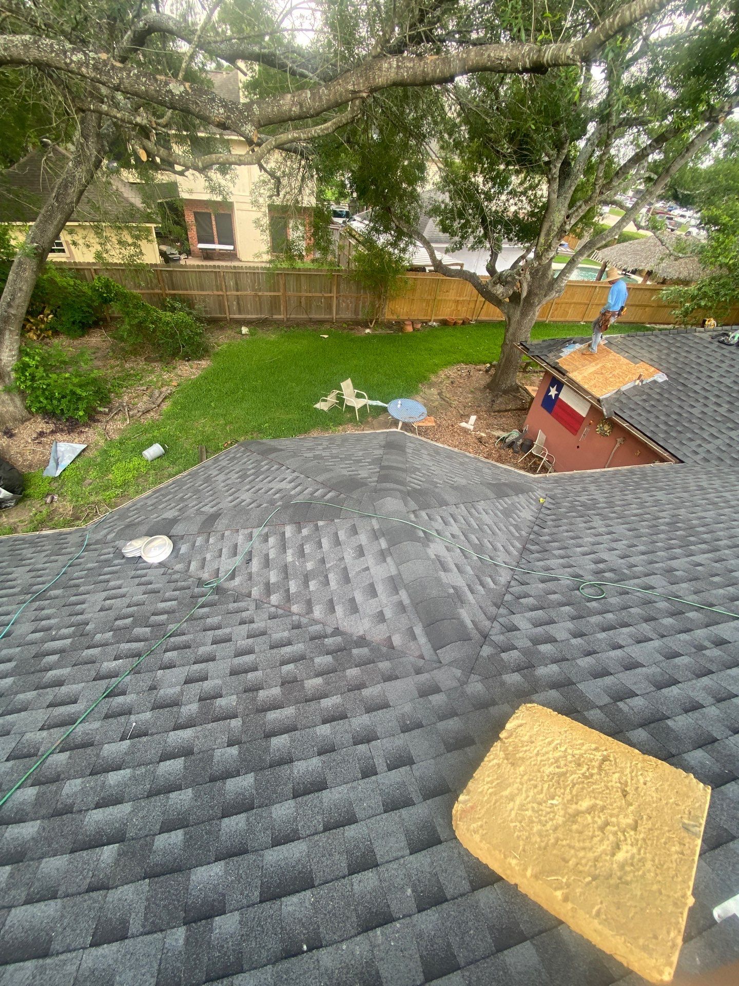 Residential Roof Replacement using GAF HDZ - Charcoal shingles by Elite Roofing LLC