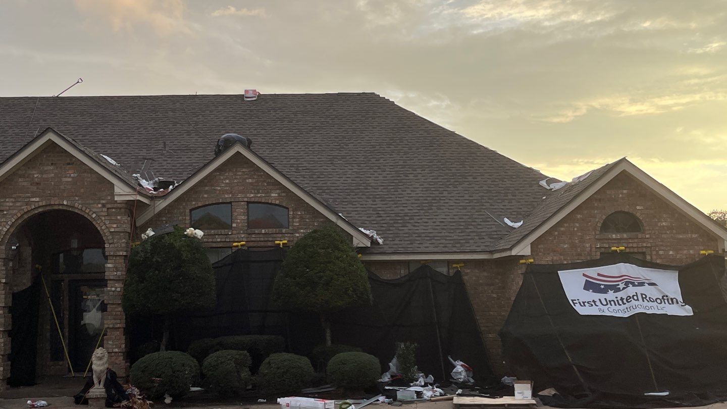 Rendon Forth Worth Texas Large Estate - Roofing Installation using GAF Timberline Armorsheild 2 Class 4 Impact Resistant Shingle System by First United Roofing & Construction