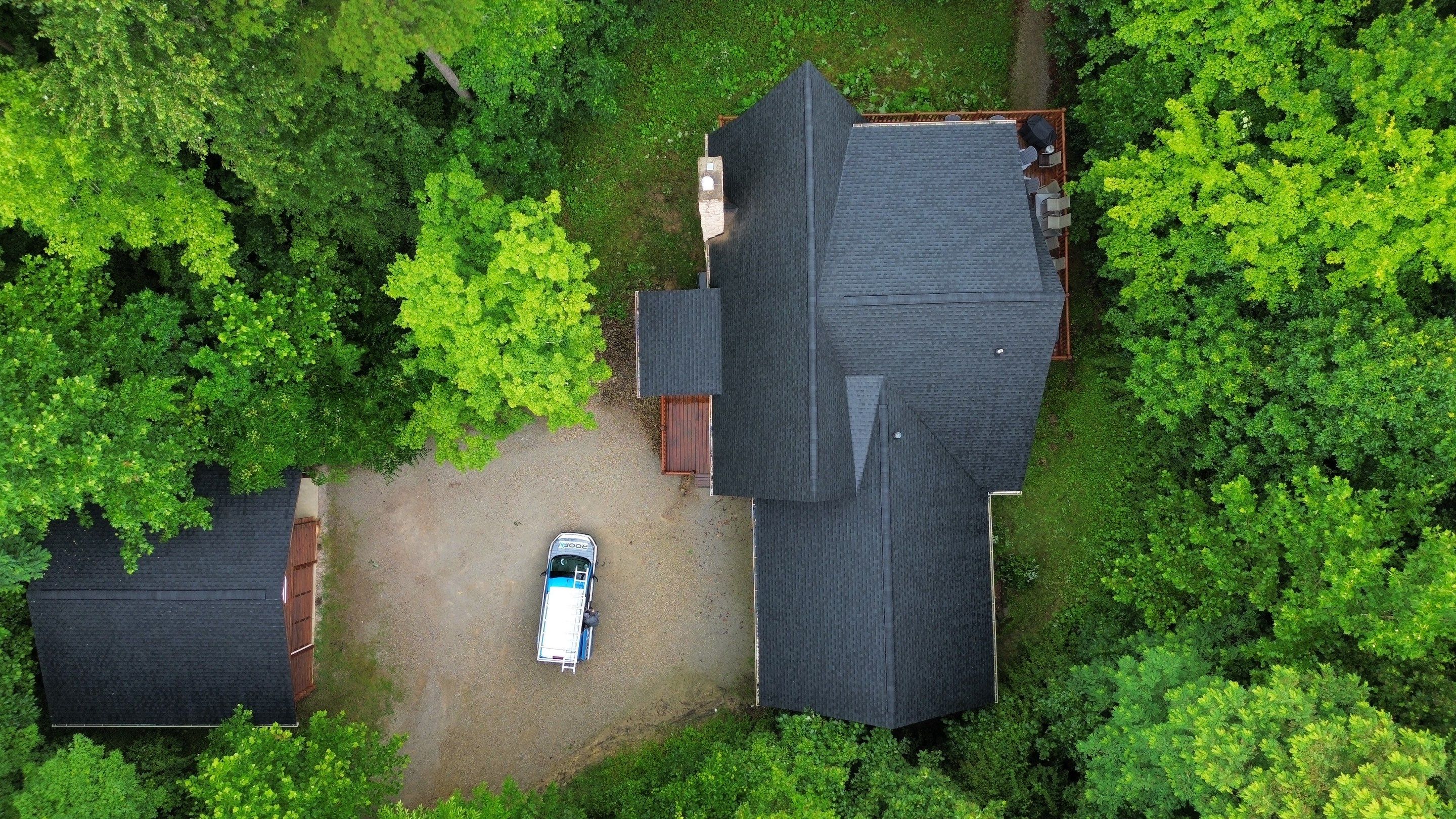 Residential Roofing Installation using Timberline HDZ Shingles - Charcoal by RoofX 