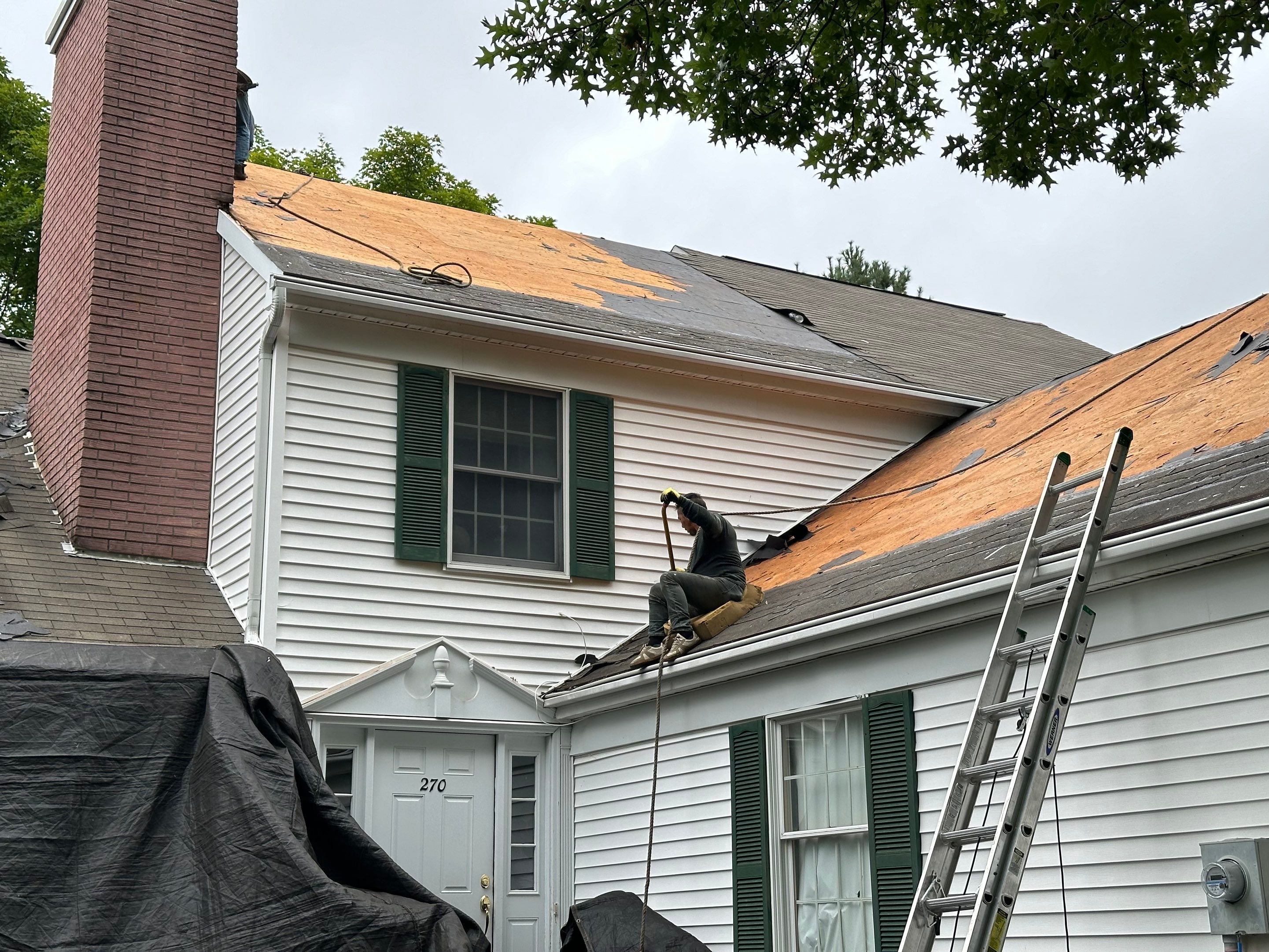 Residential Roofing Installation using Asphalt Roof Shingles GAF by Home Concepts Construction