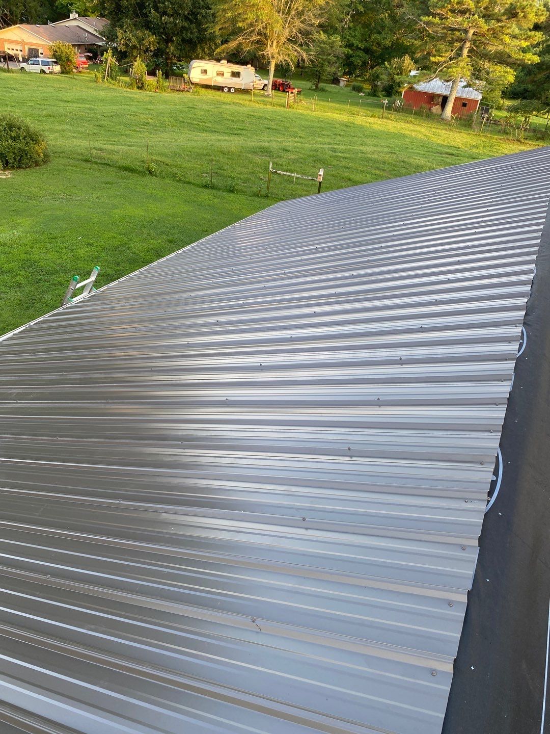 Residential Roof Remove and Replace using Low Rib Metal Roofing Panels by Bullard Roofing