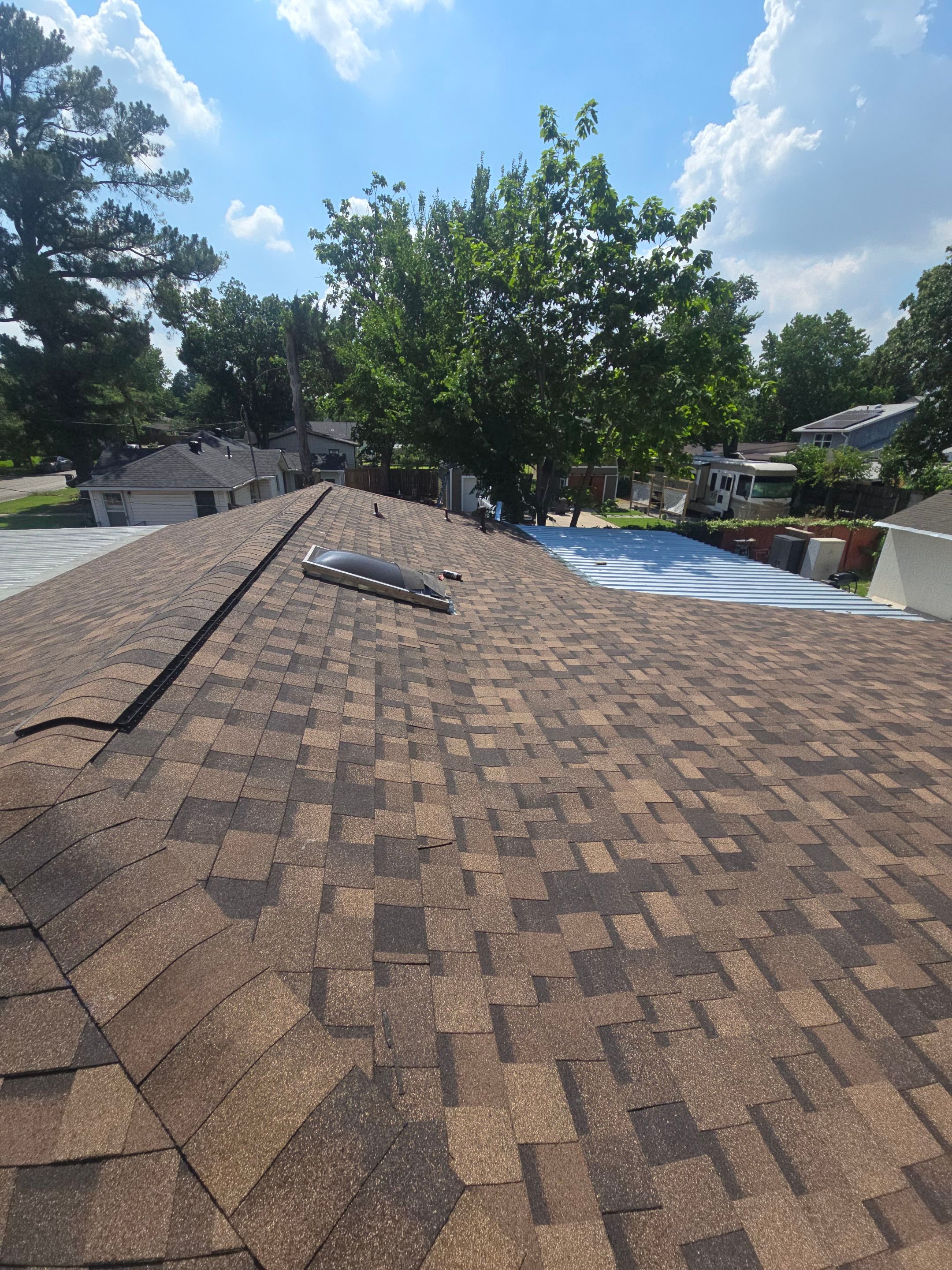 Reroof with Panels by Berry Good Roofing