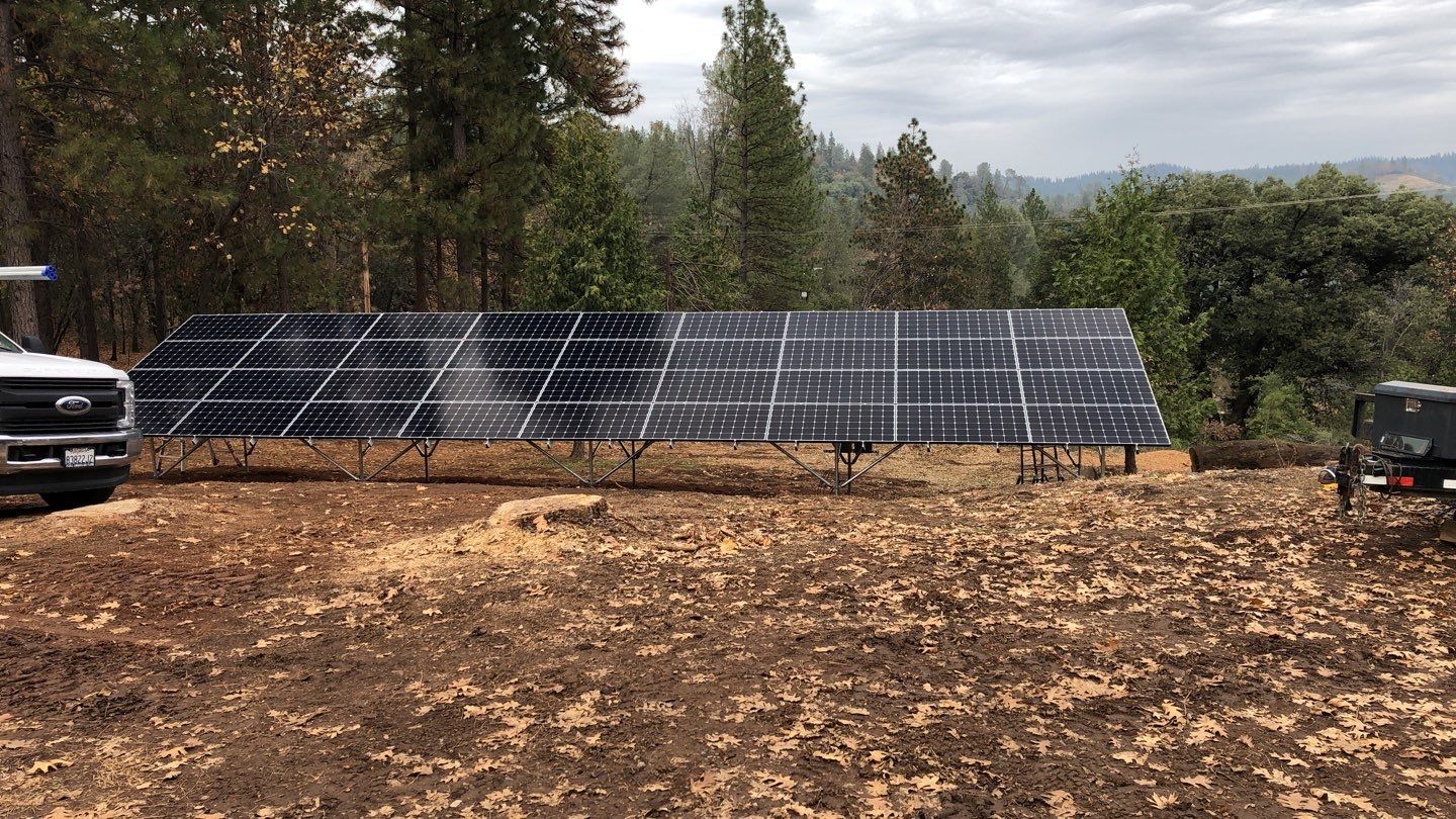 Solar Ground-Mount using Solar Panels by Byers Enterprises 