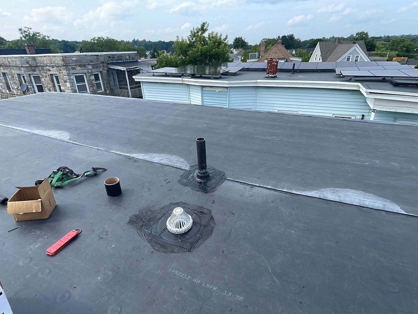 Residential Roofing Installation using EPDM/Rubber by Sensible Home Solutions